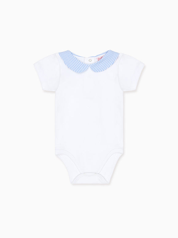 Blue Stripe Raya Baby Body Vest