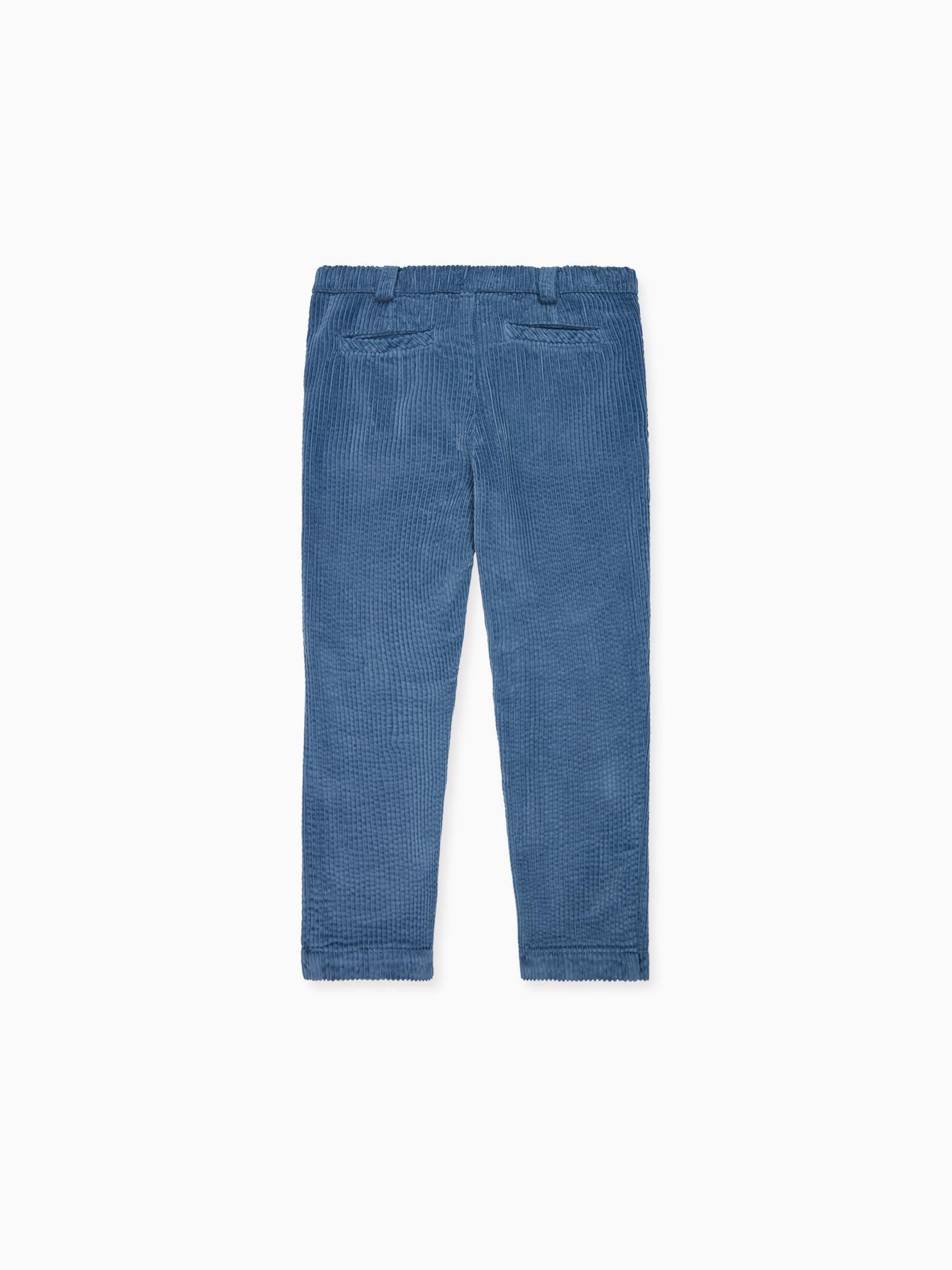 Blue Reinaldo Corduroy Boy Trousers