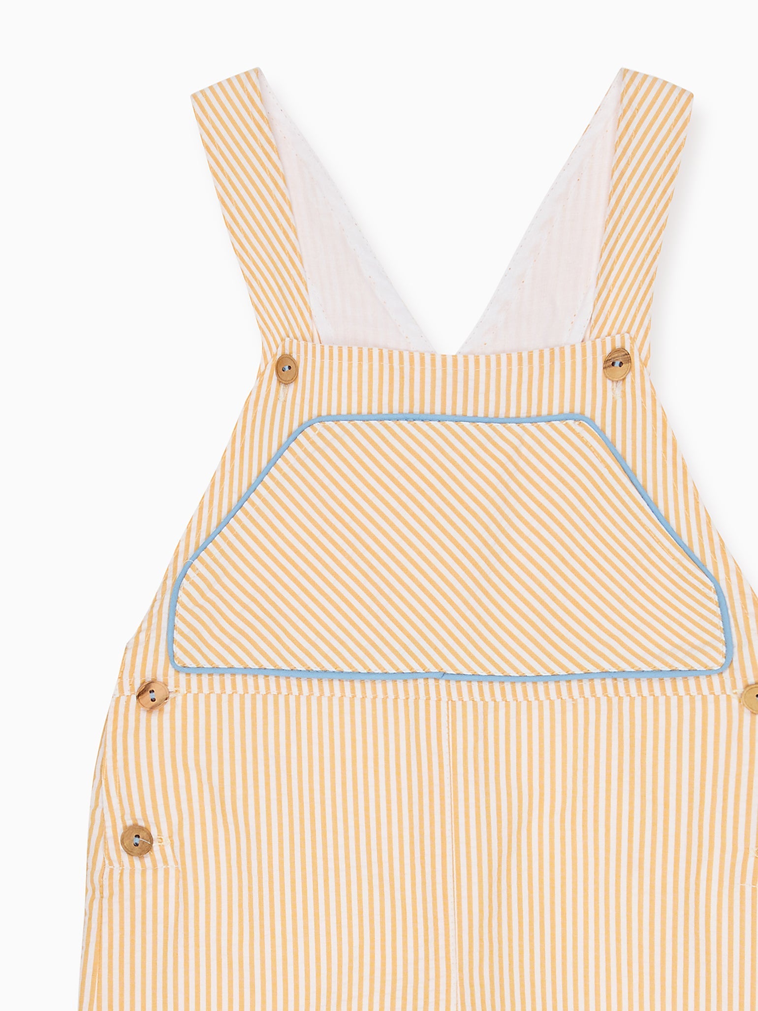 Yellow Stripe Ringo Baby Dungarees