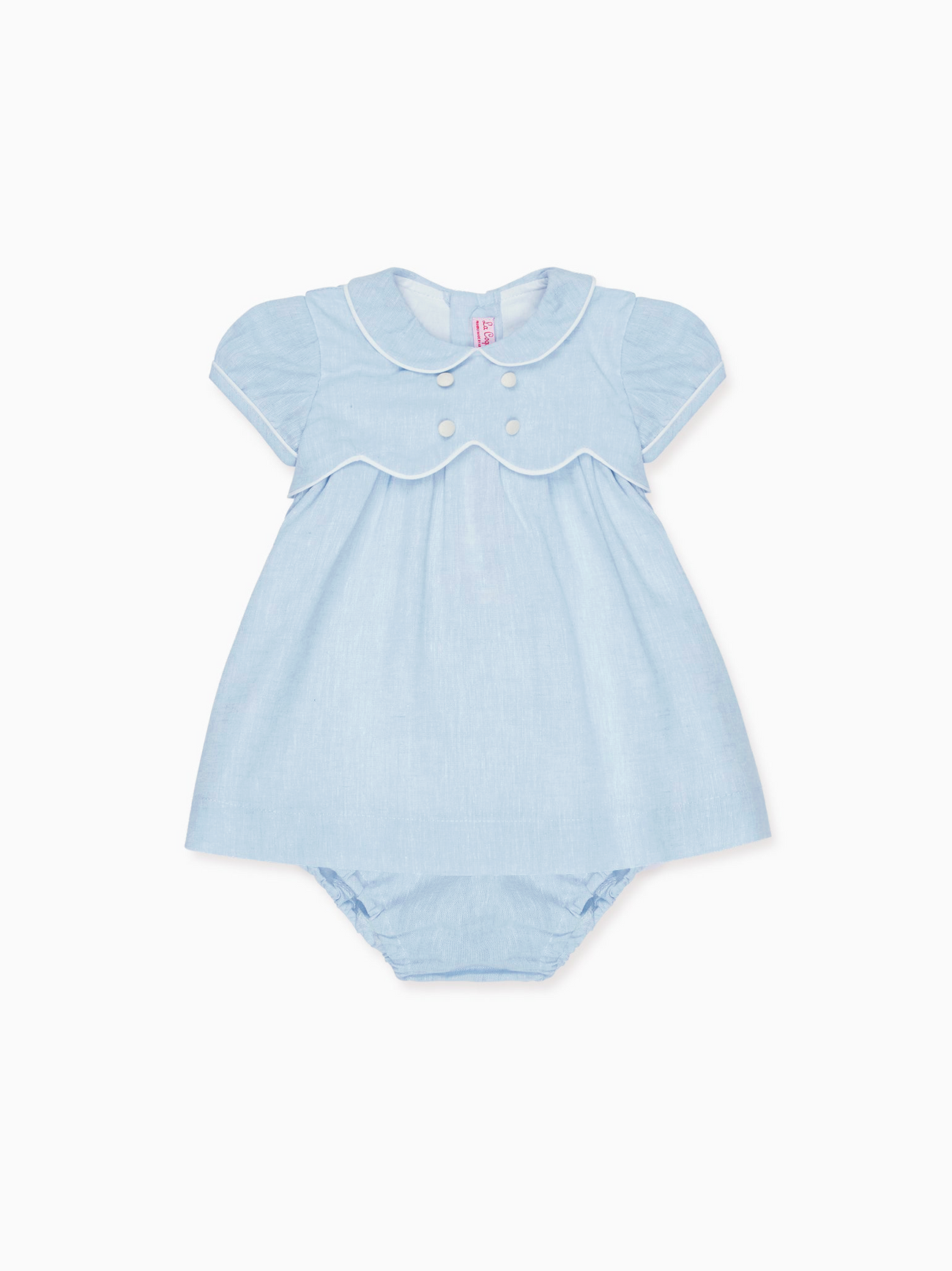 Dusty Blue Romina Baby Girl Set