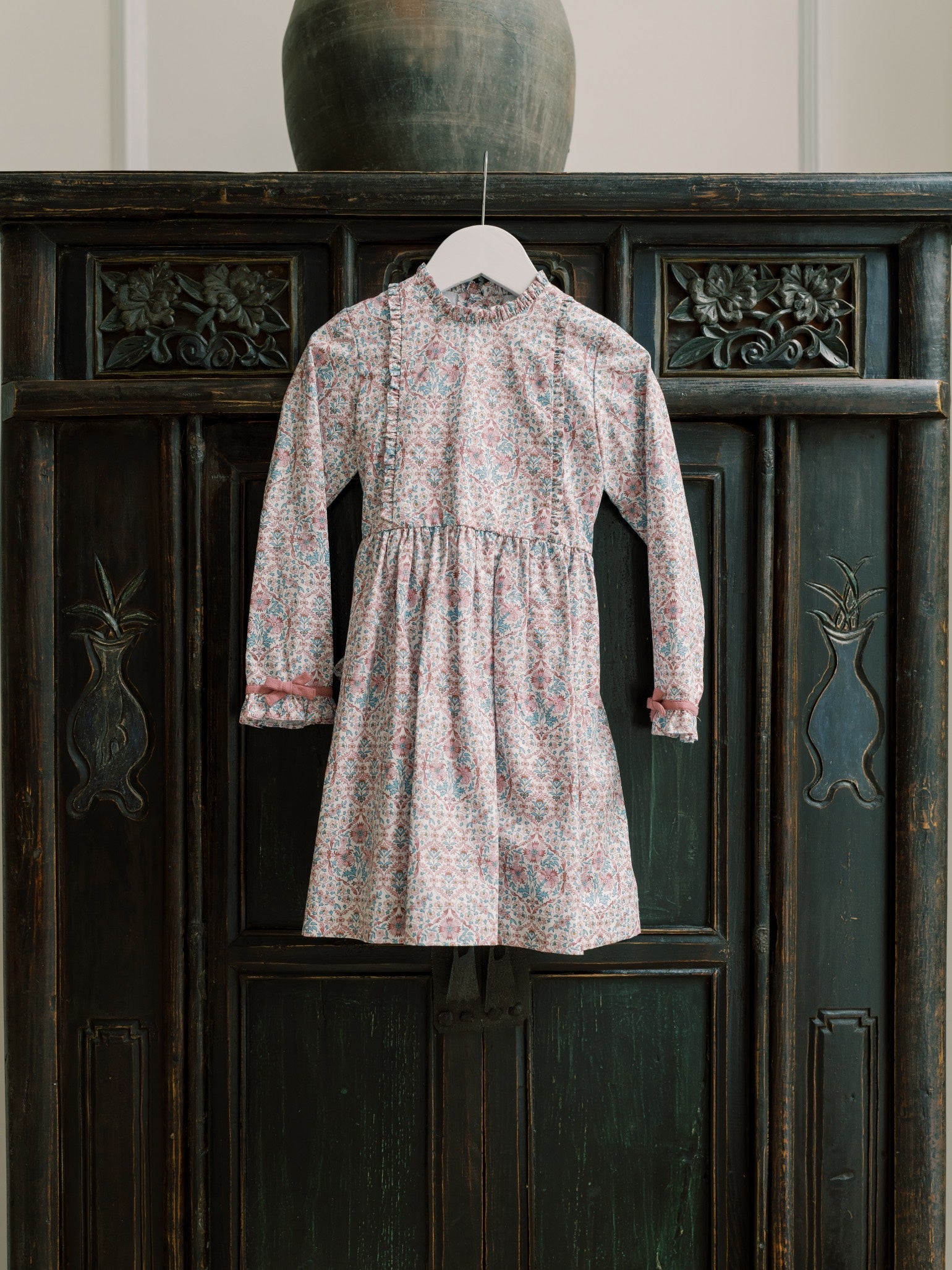 Pink Floral Rosaura Liberty Girl Dress