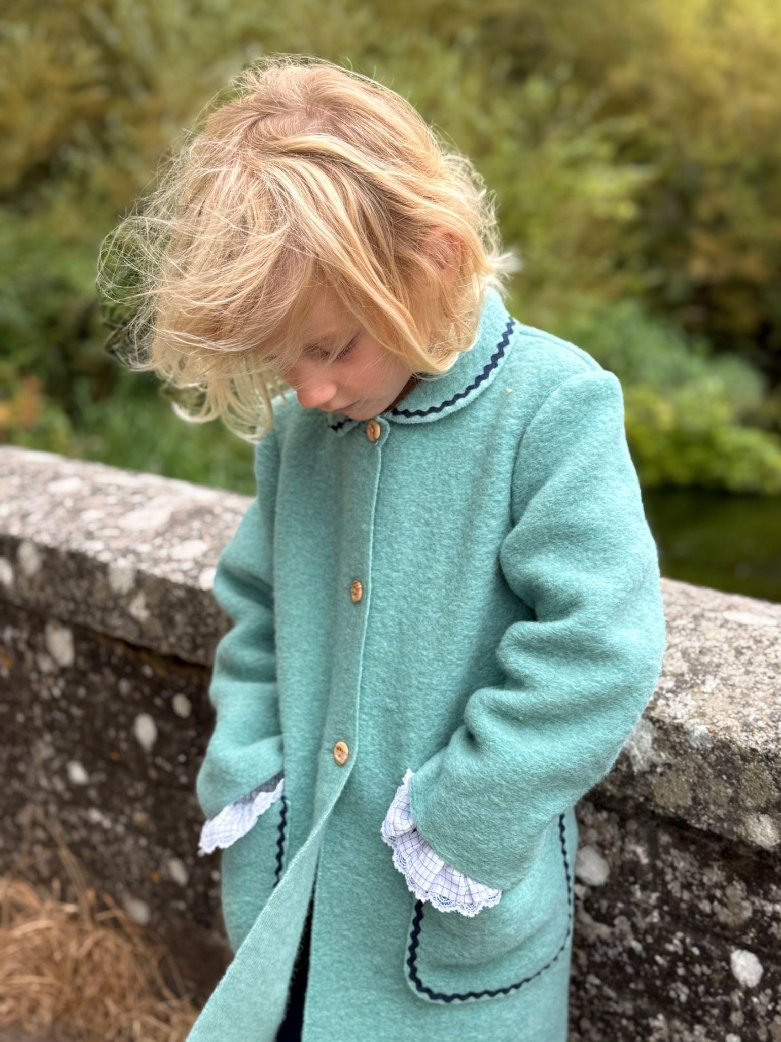 Sage Henrietta Girl Coat