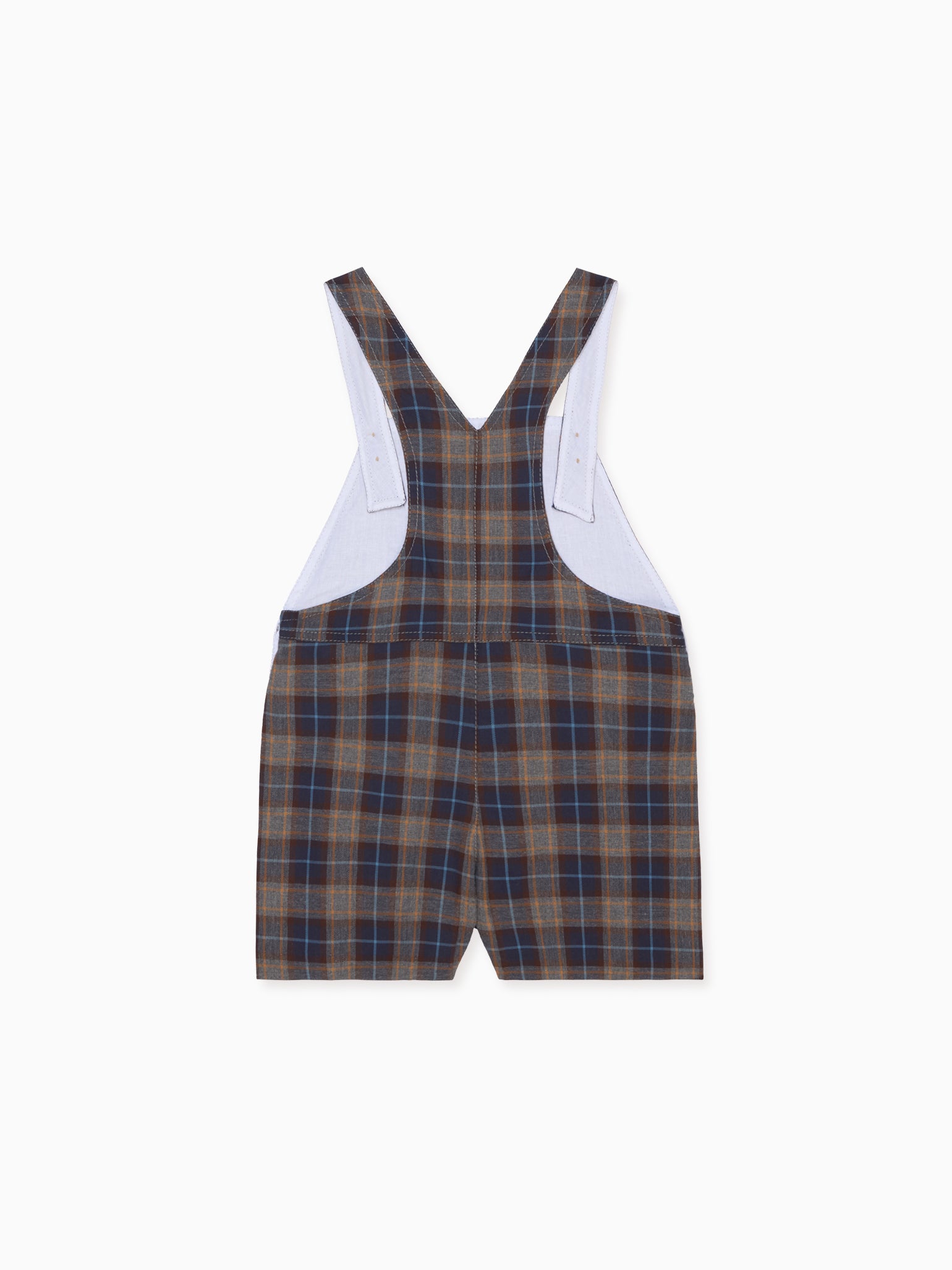 Blue Check Salma Baby Overalls