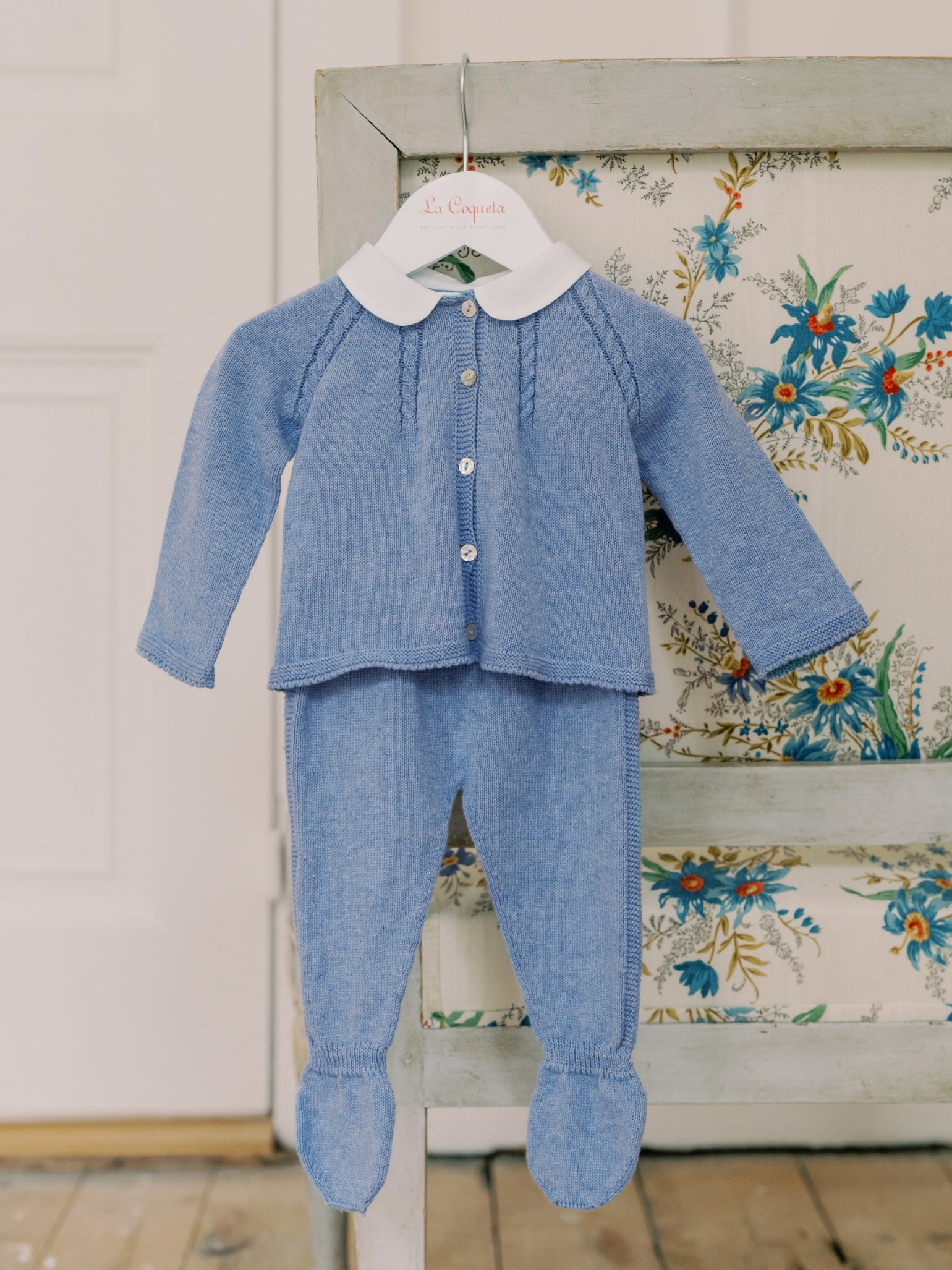 Blue Samson Cotton Baby Knitted Gift Box Set