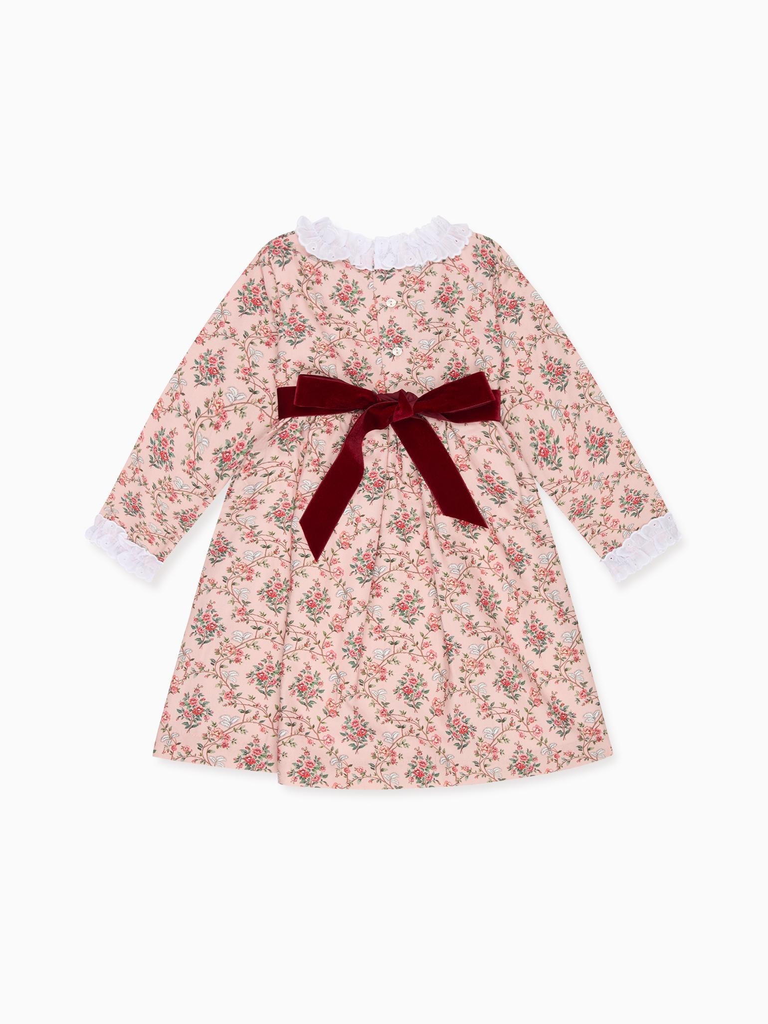 Rose Floral Silas Girl Dress