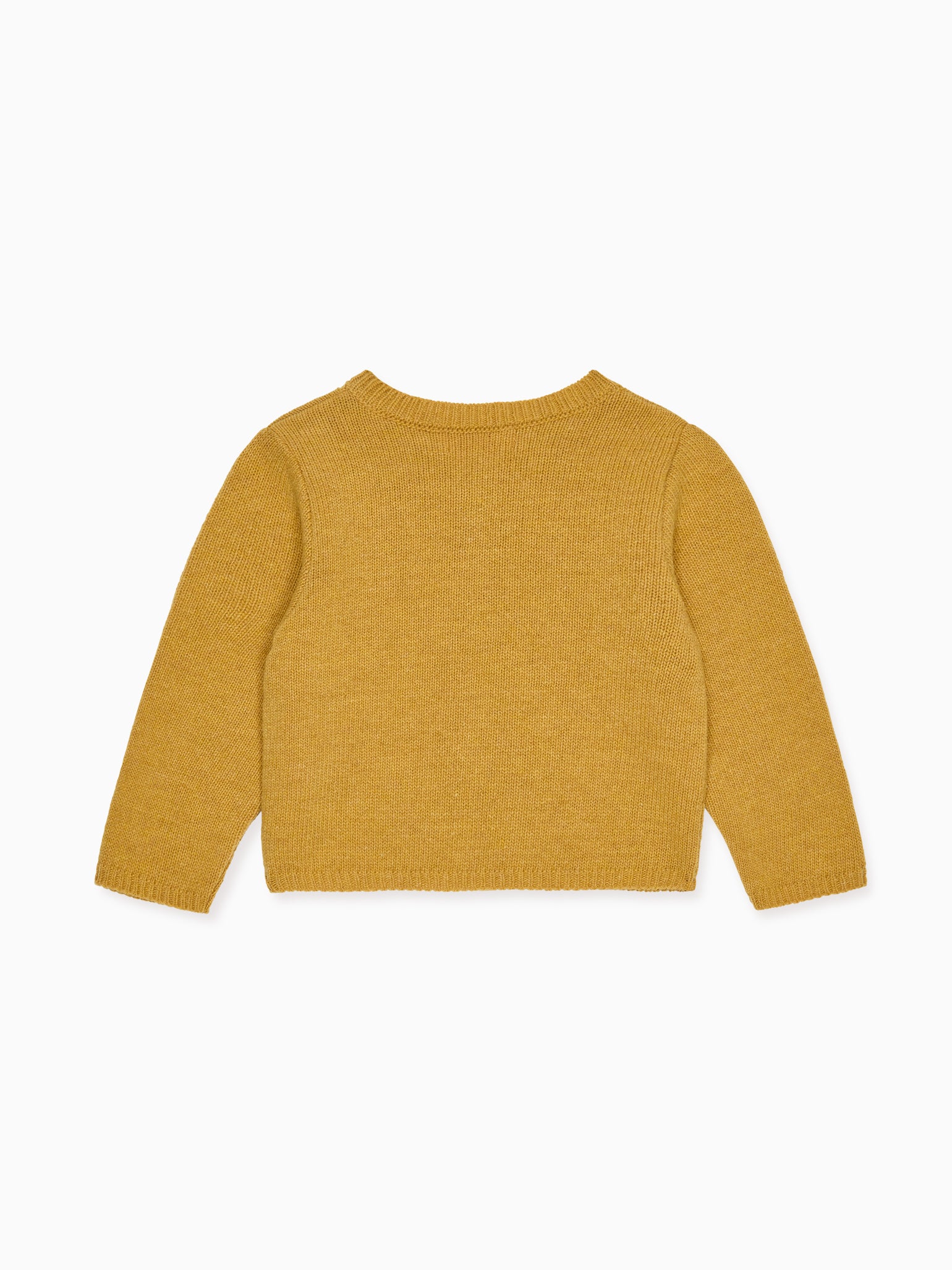 Mustard Silvana Merino Baby Cardigan