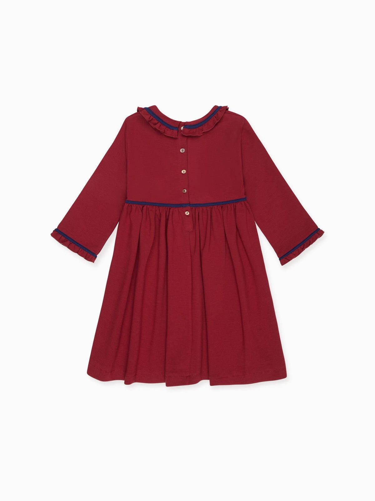 Burgundy Eviana Girl Dress