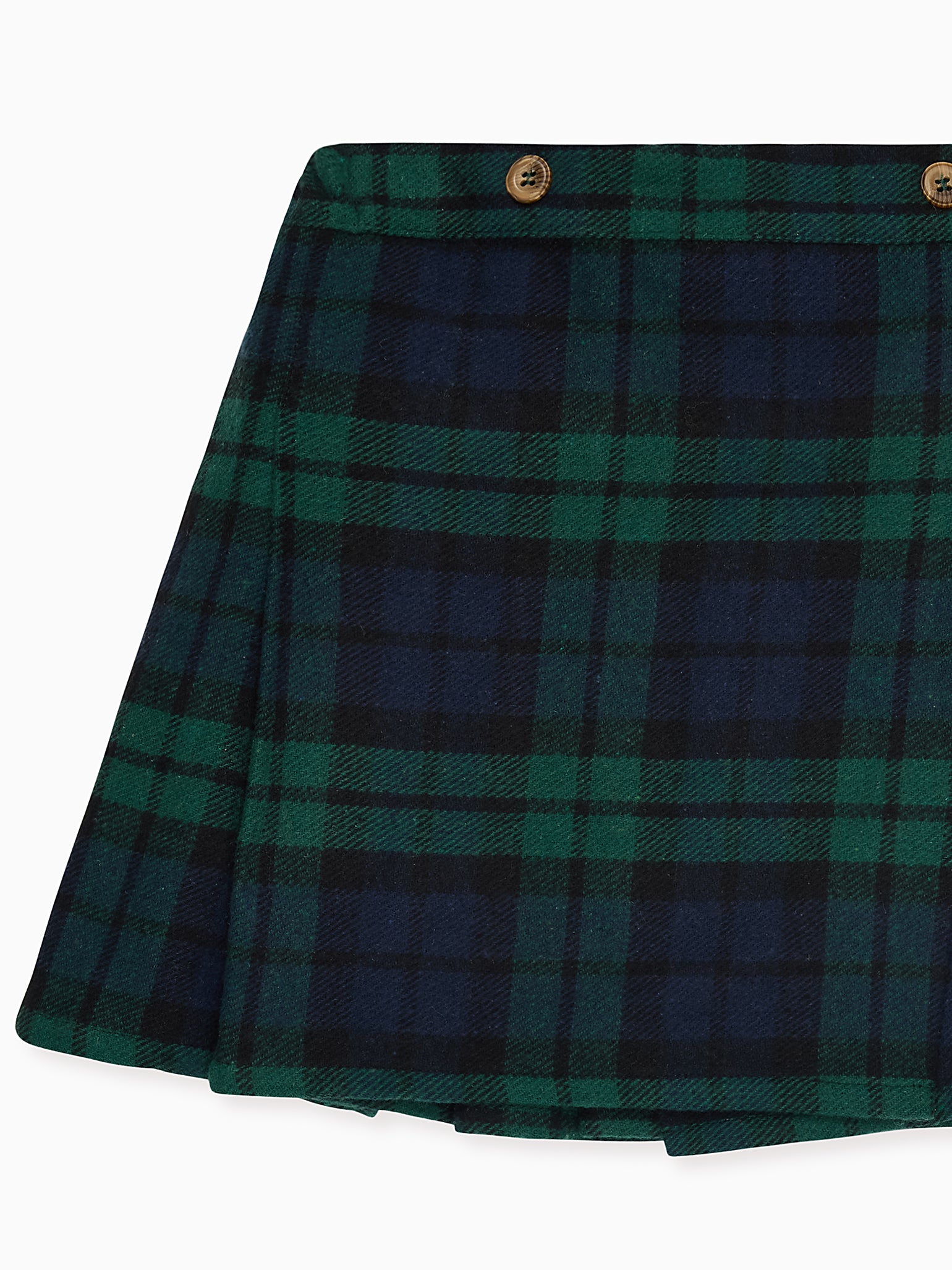 Green Tartan Zola Girl Kilt Skirt