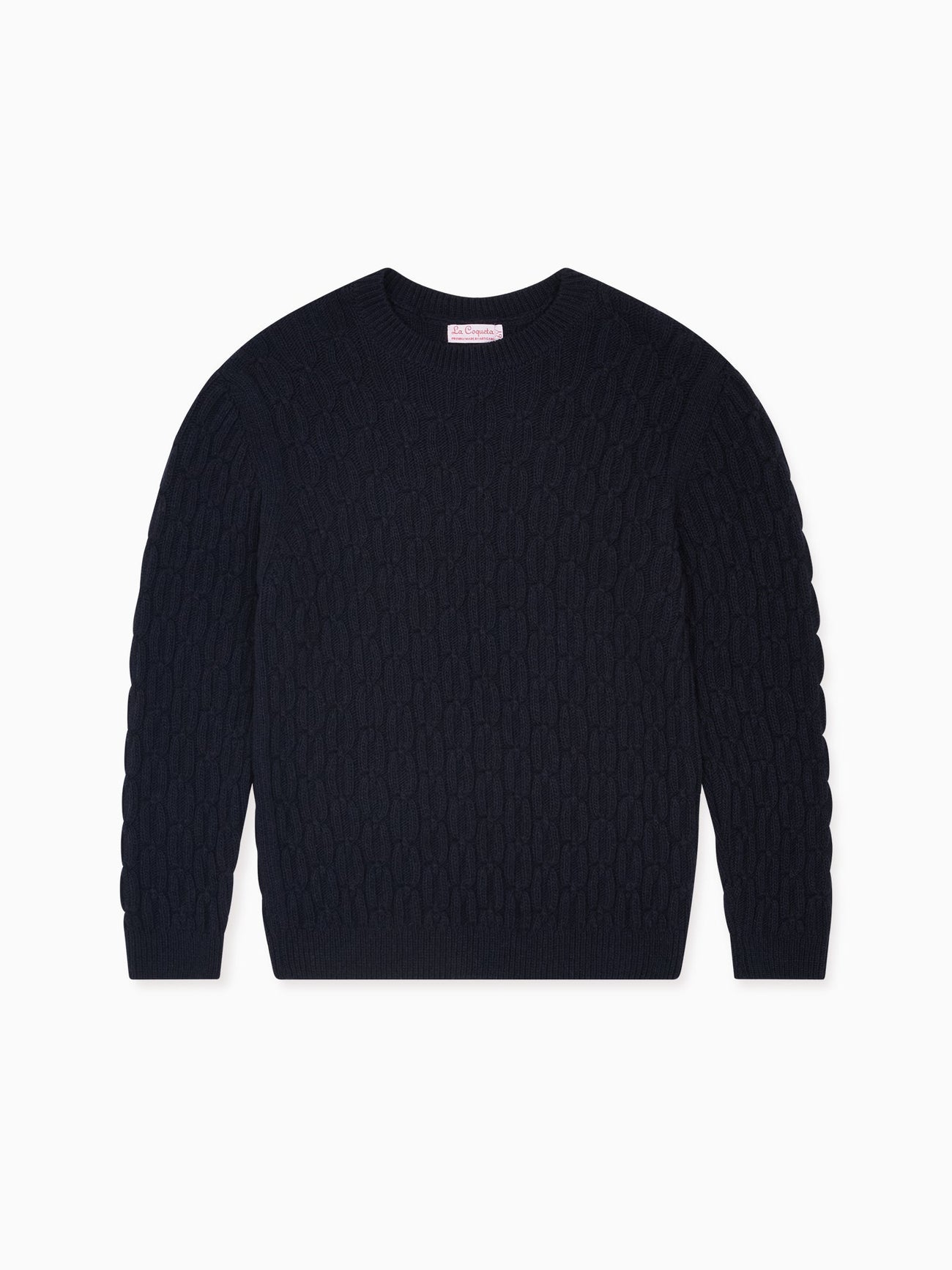 Navy Teo Merino Kids Jumper
