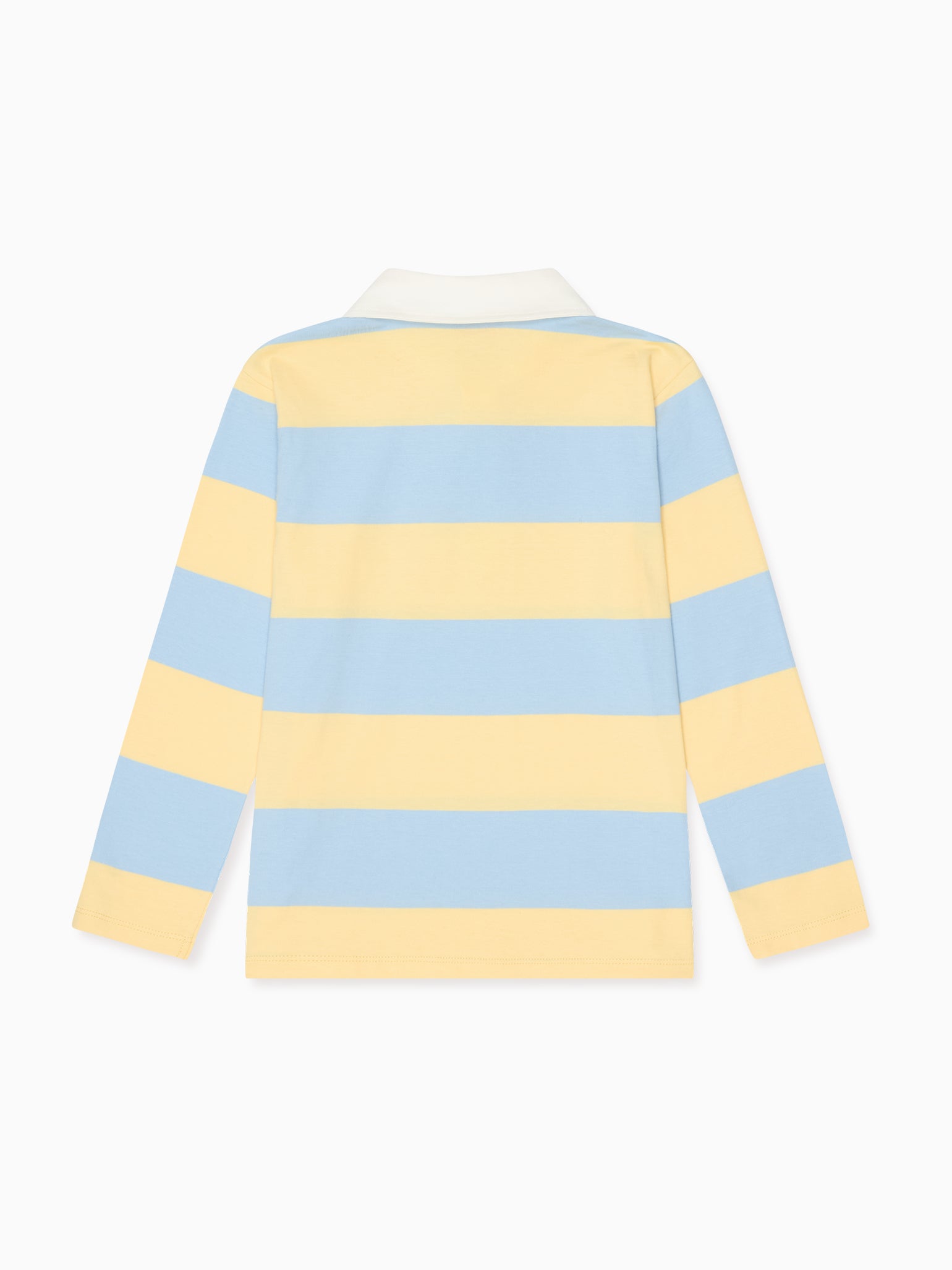 Lemon Stripe Tijo Long Sleeve Boy Rugby Shirt
