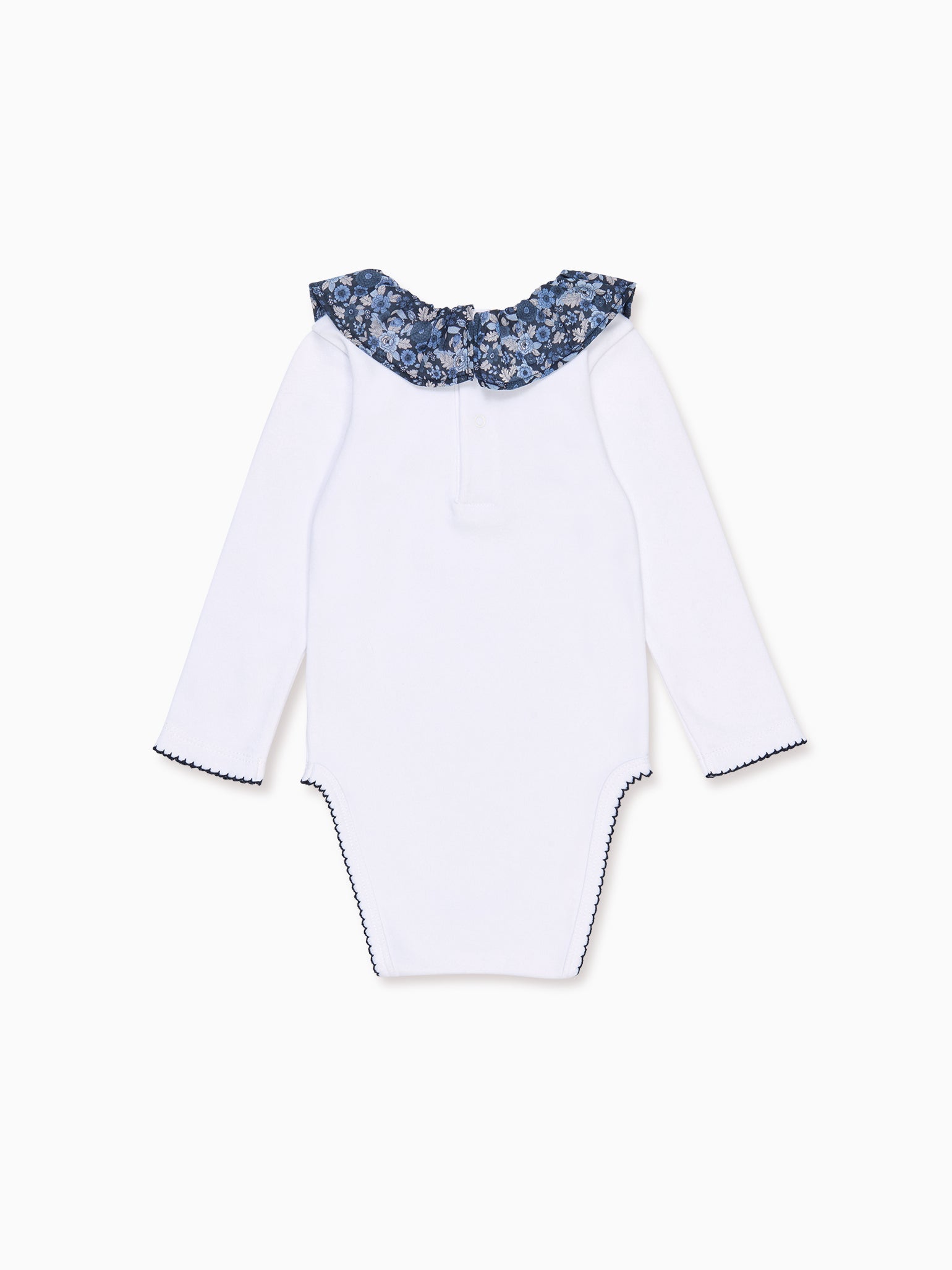 Navy Floral Tula Baby Girl Body Vest