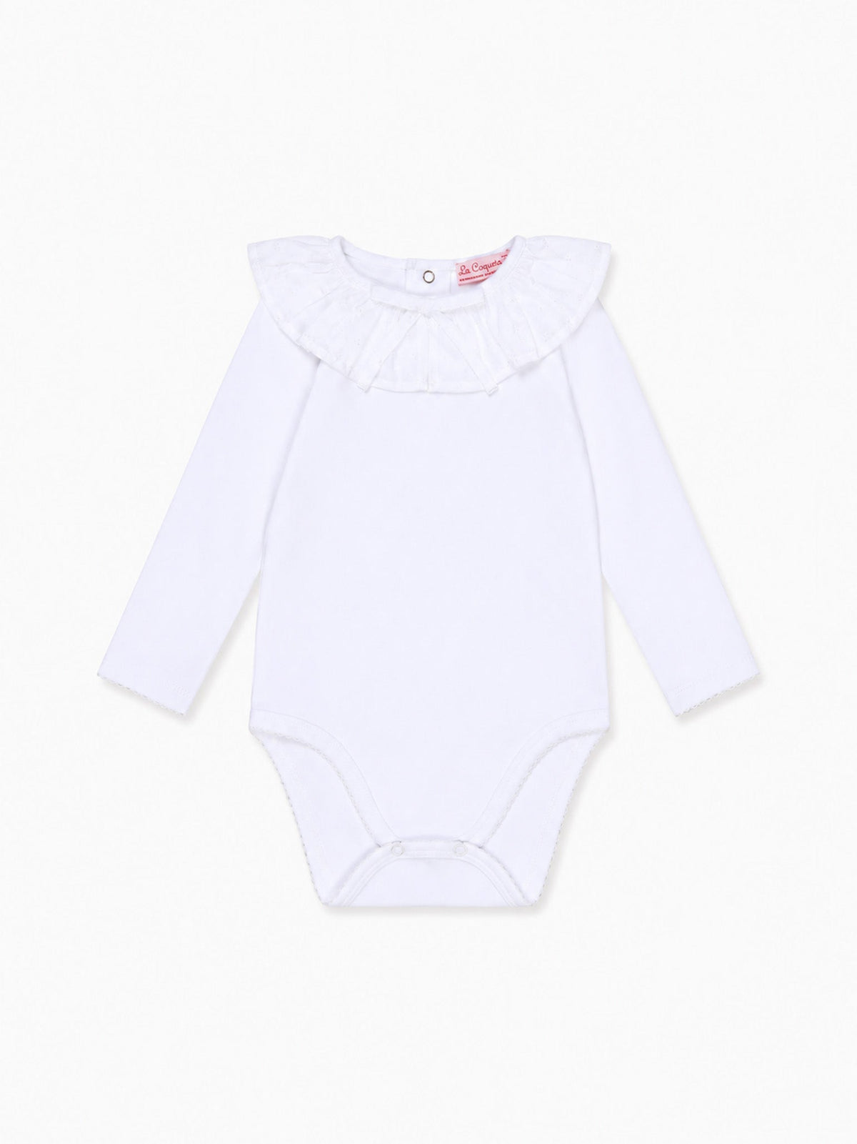 White Laya Baby Girl Body Vest