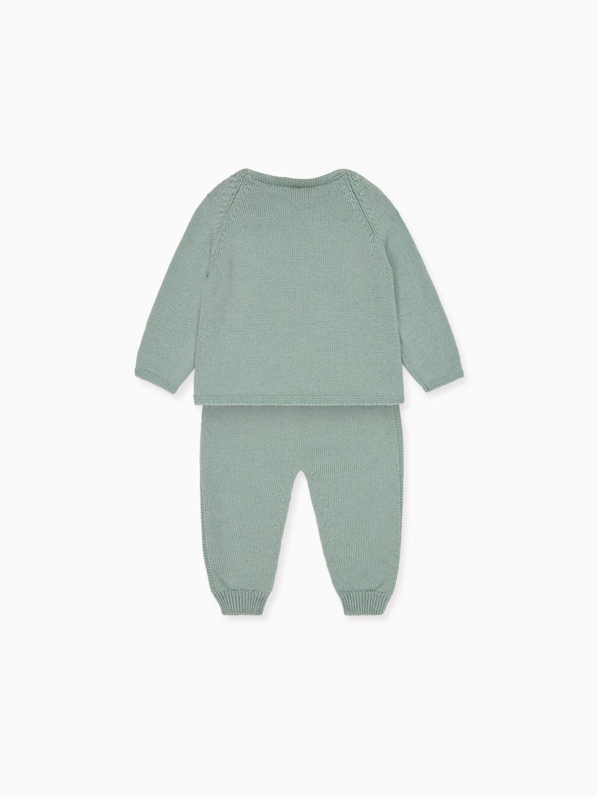 Sage Samuel Merino Baby Knitted Gift Box Set