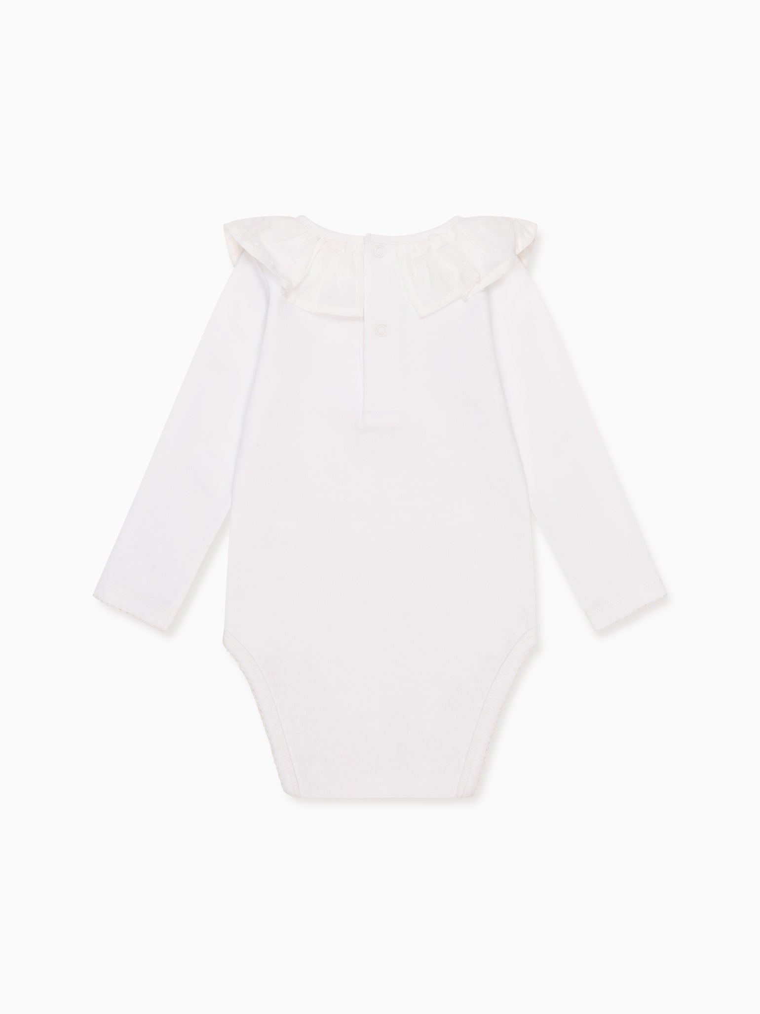 White Laya Baby Girl Body Vest
