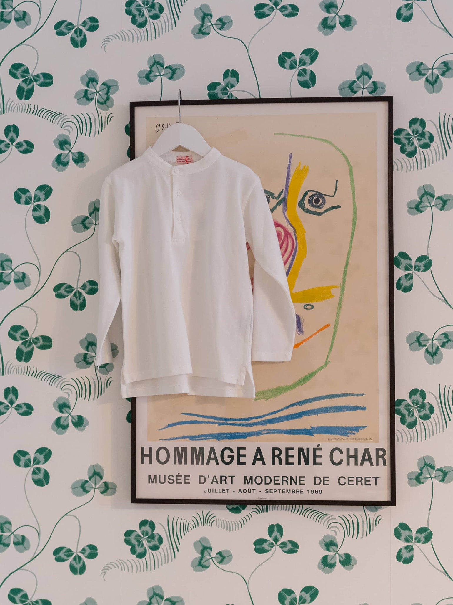 White Alcomo Long Sleeve Boy Polo Shirt