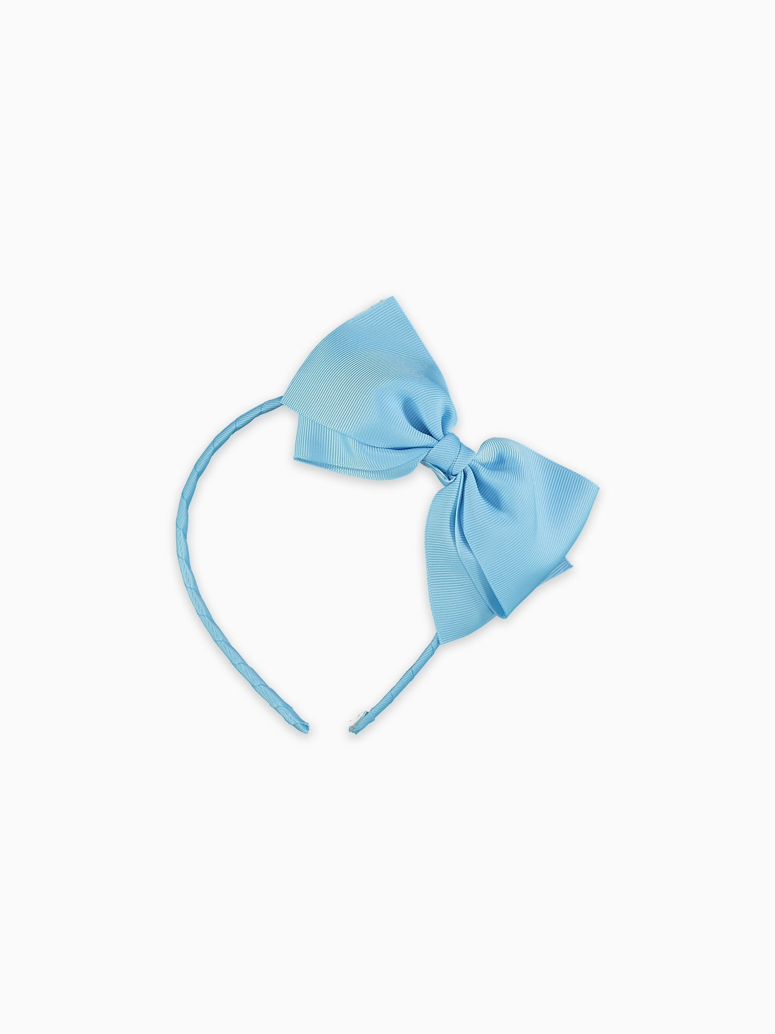 Baby Blue Big Bow Girl Headband – La Coqueta Kids