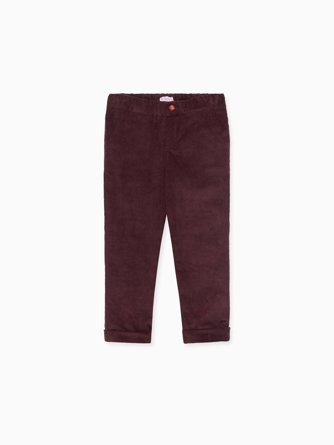 Burgundy Benito Boy Pants
