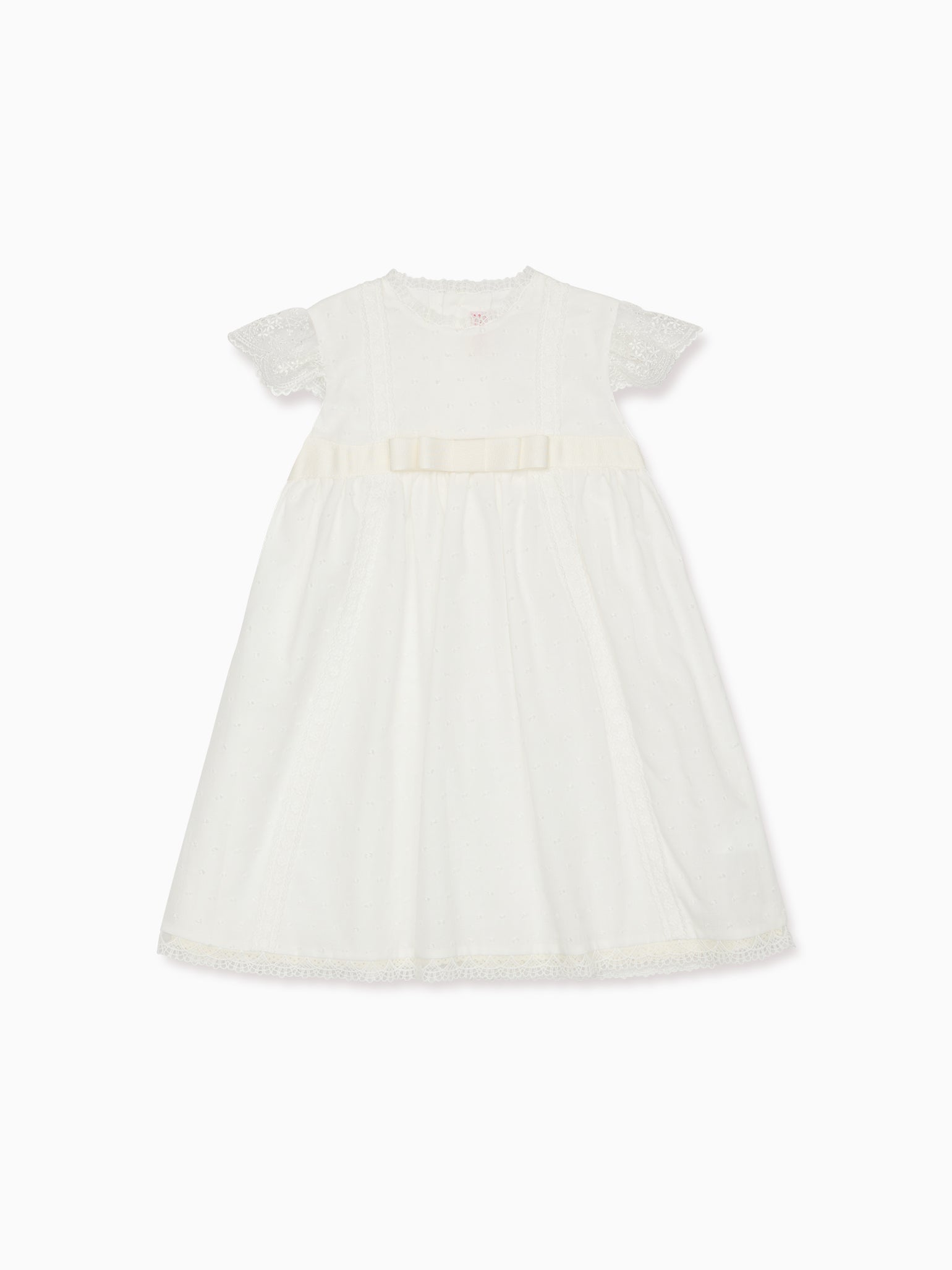 La Coqueta Kids - Ivory Herminia Ceremony Girl Dress - 2Y La Coqueta Kids - Ivory Herminia Ceremony Girl Dress - 2Y