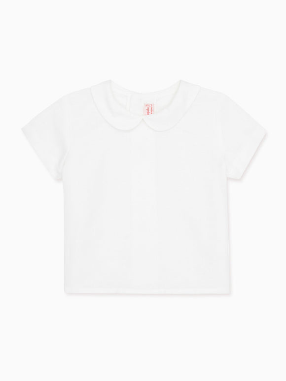White Jazmin Baby Shirt