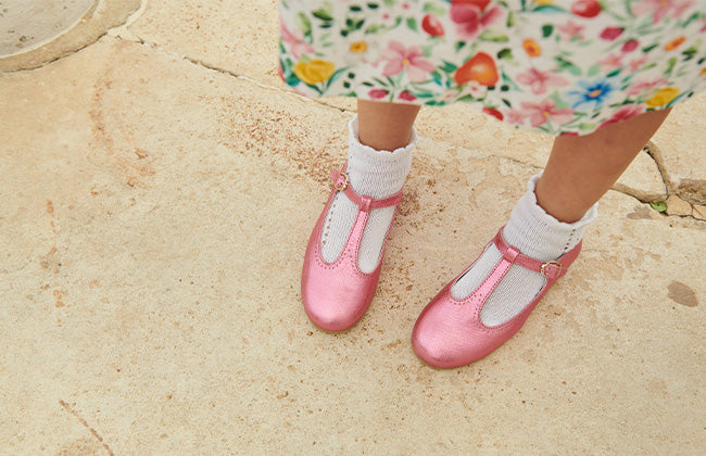 Dusty Pink Iria Flower Girl Headband | La Coqueta Kids US