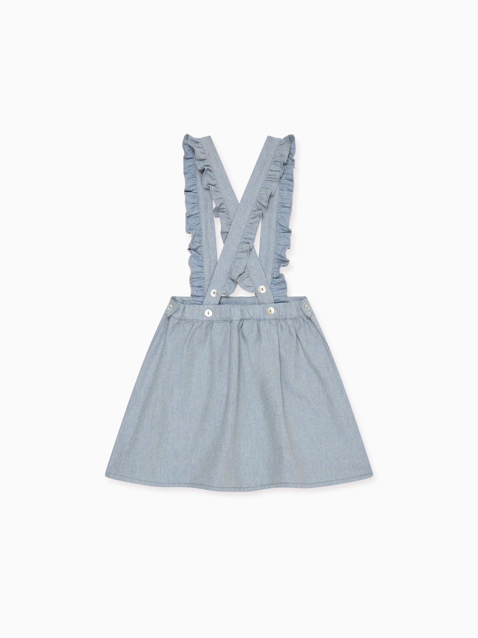 Pinafore denim skirt best sale