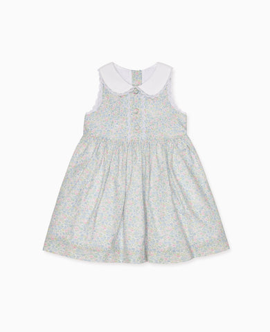 Light Blue Floral Aimee Girl Dress