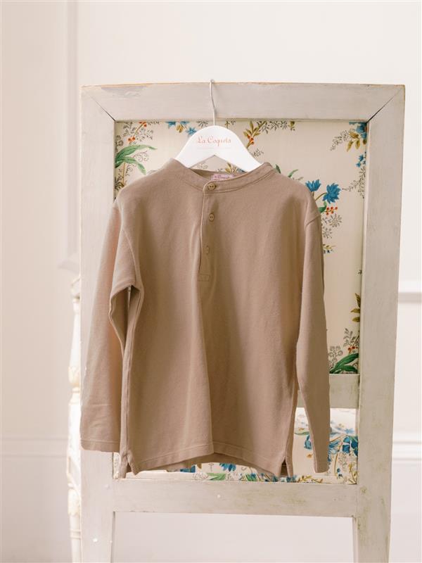 Camel Alcomo Long Sleeve Boy Polo Shirt