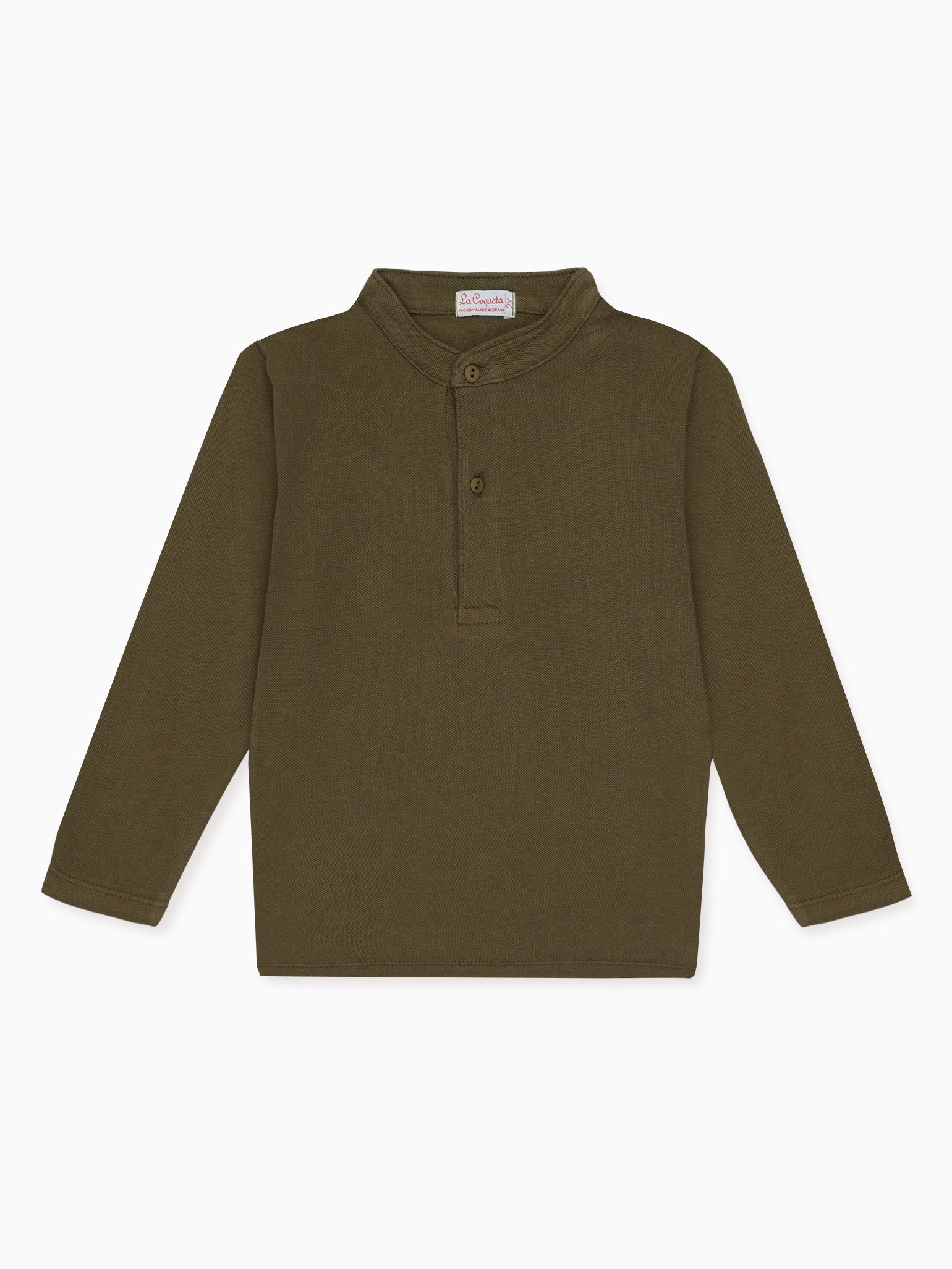 Camel Alcomo Long Sleeve Kids Polo Shirt