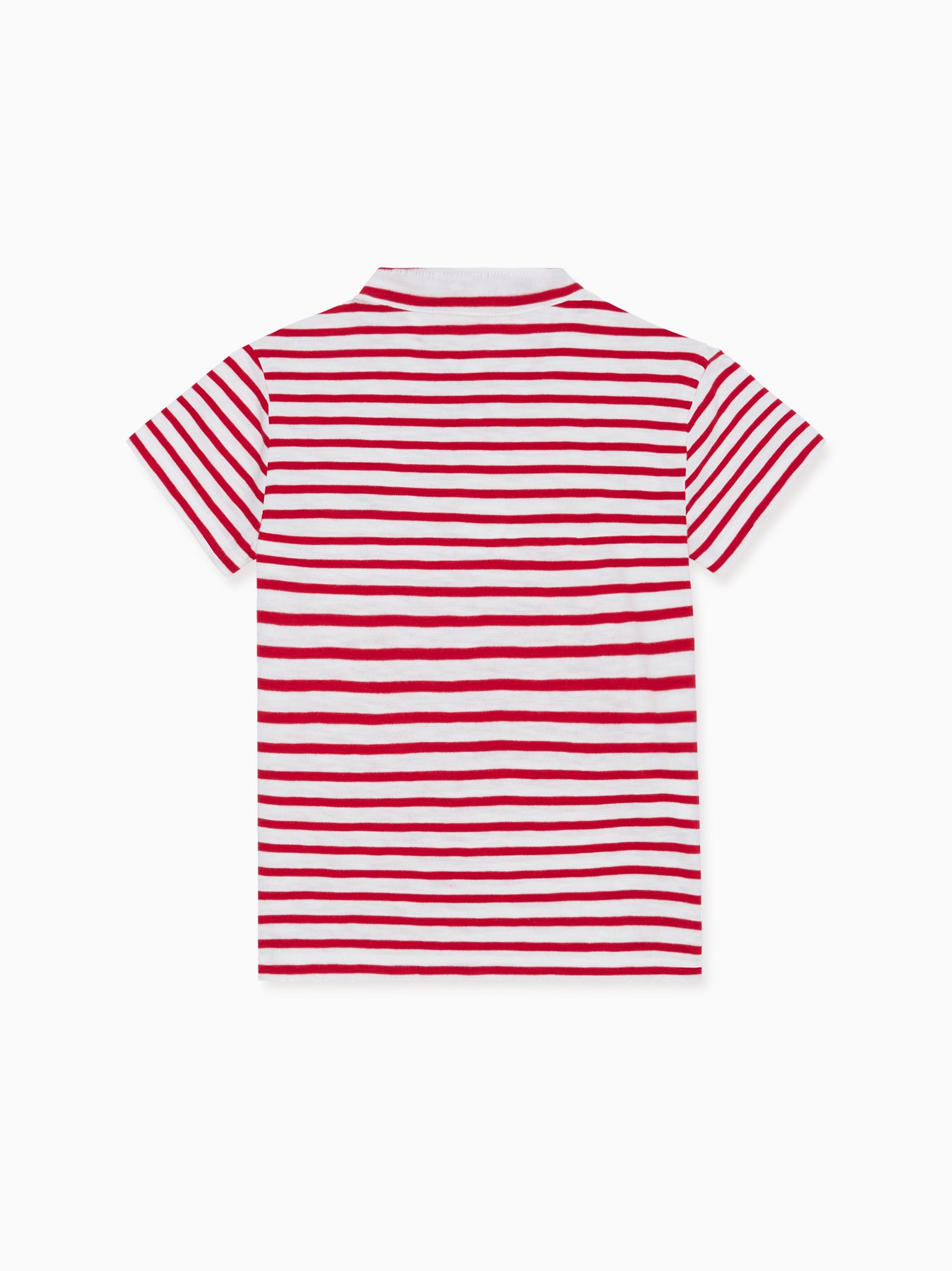 Red Stripe Alcon Boy Polo Shirt