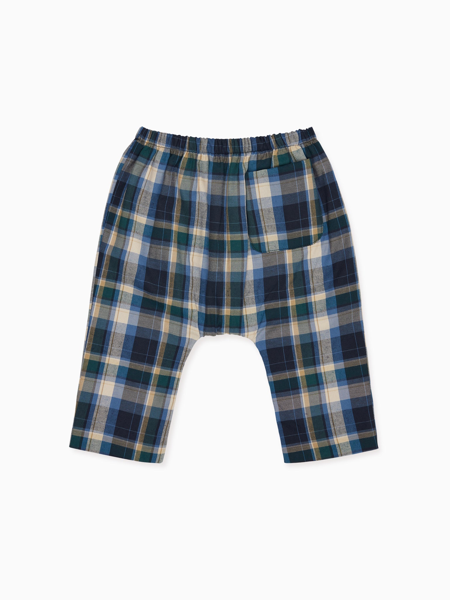 Blue Check Alex Baby Pants