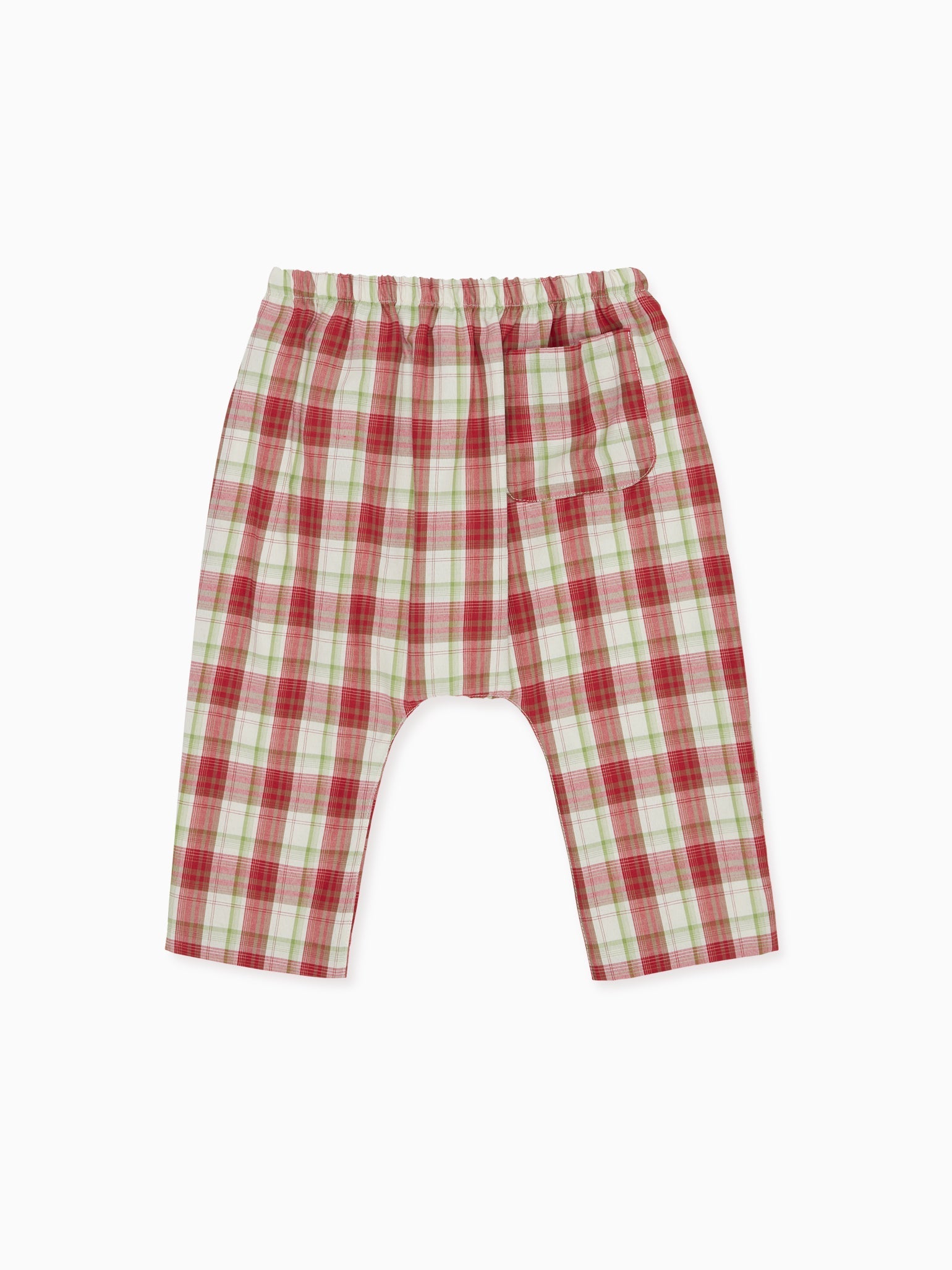 Red Check Alex Baby Pants