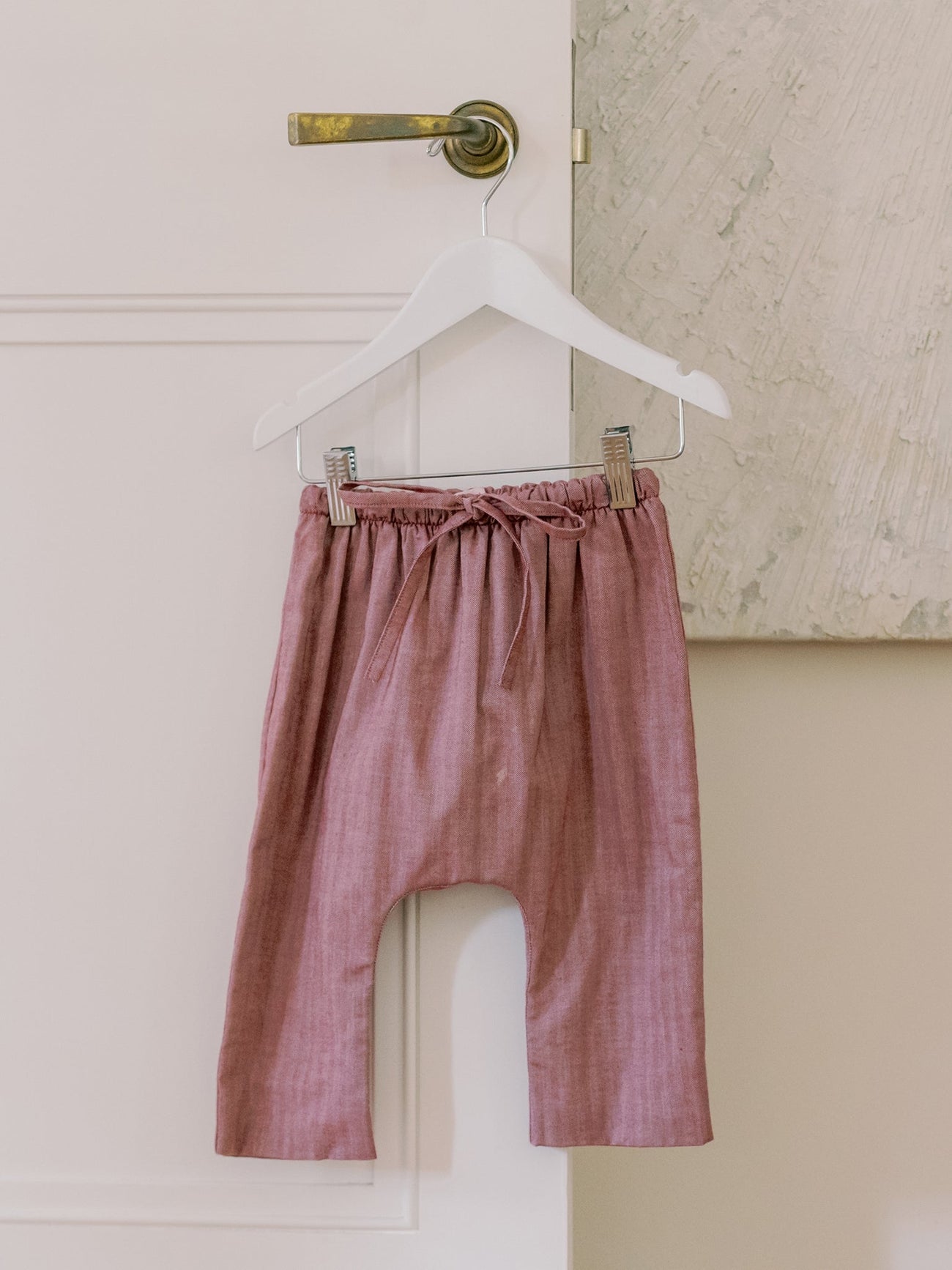 Burgundy Alex Baby Pants