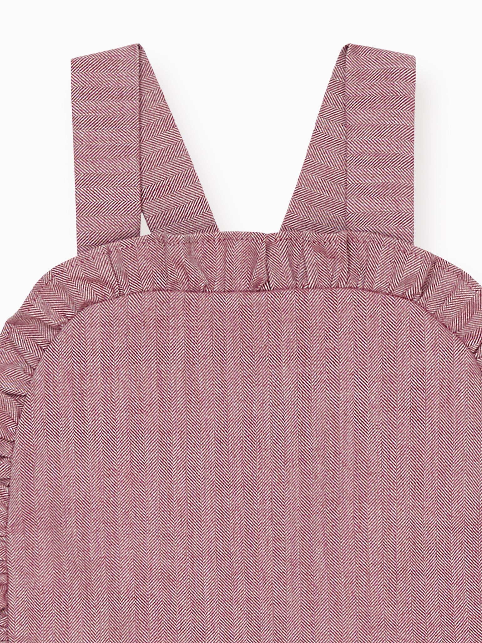 Burgundy Alexa Girl Pinafore Skirt