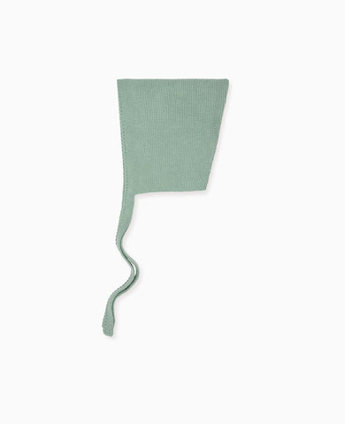 Sage Alma Cotton Baby Knitted Bonnet