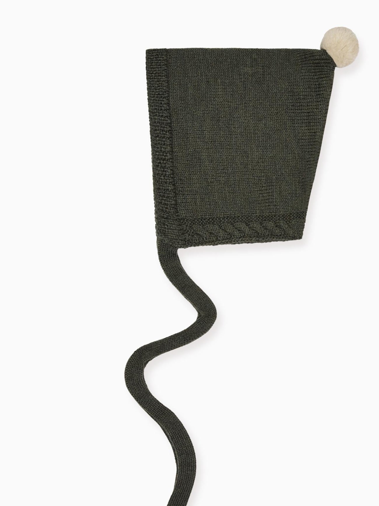 Olive Alma Merino Baby Knitted Bonnet