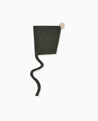 Olive Alma Merino Baby Knitted Bonnet