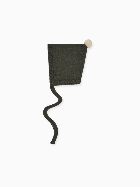 Olive Alma Merino Baby Knitted Bonnet