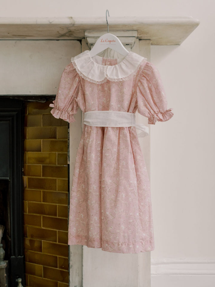 dusty pink toddler dress Viola Girls Dress - Dusty Rose