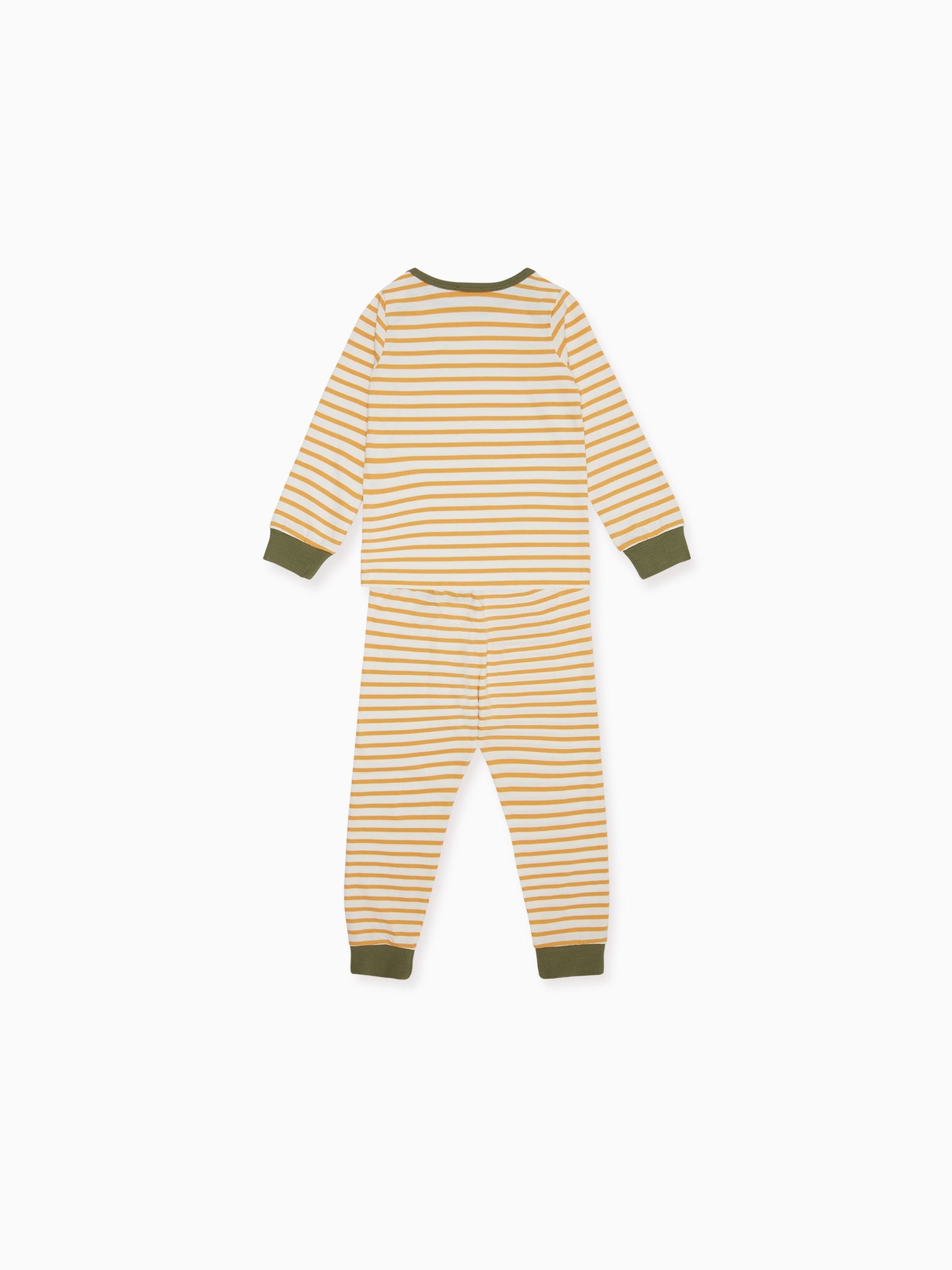 Mustard Stripe Amor Kids Pyjamas