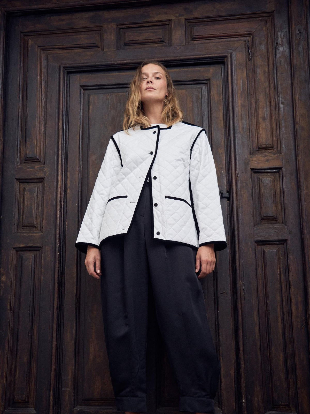 Ivory Anais Reversible Womens Jacket