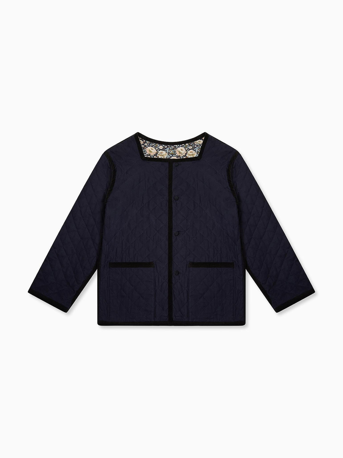 Navy Floral Anais Women Jacket
