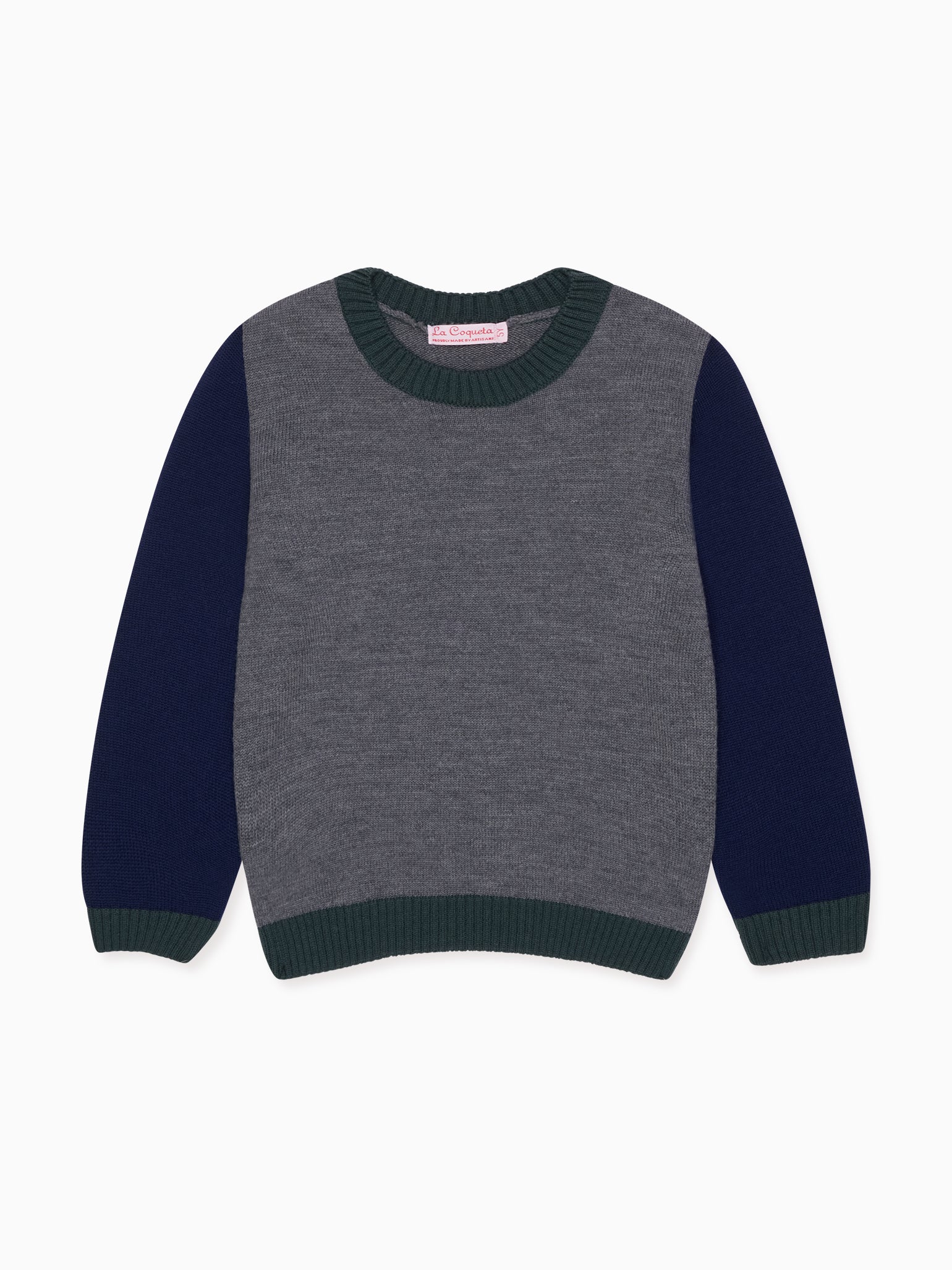 Grey Ancla Merino Boy Sweater