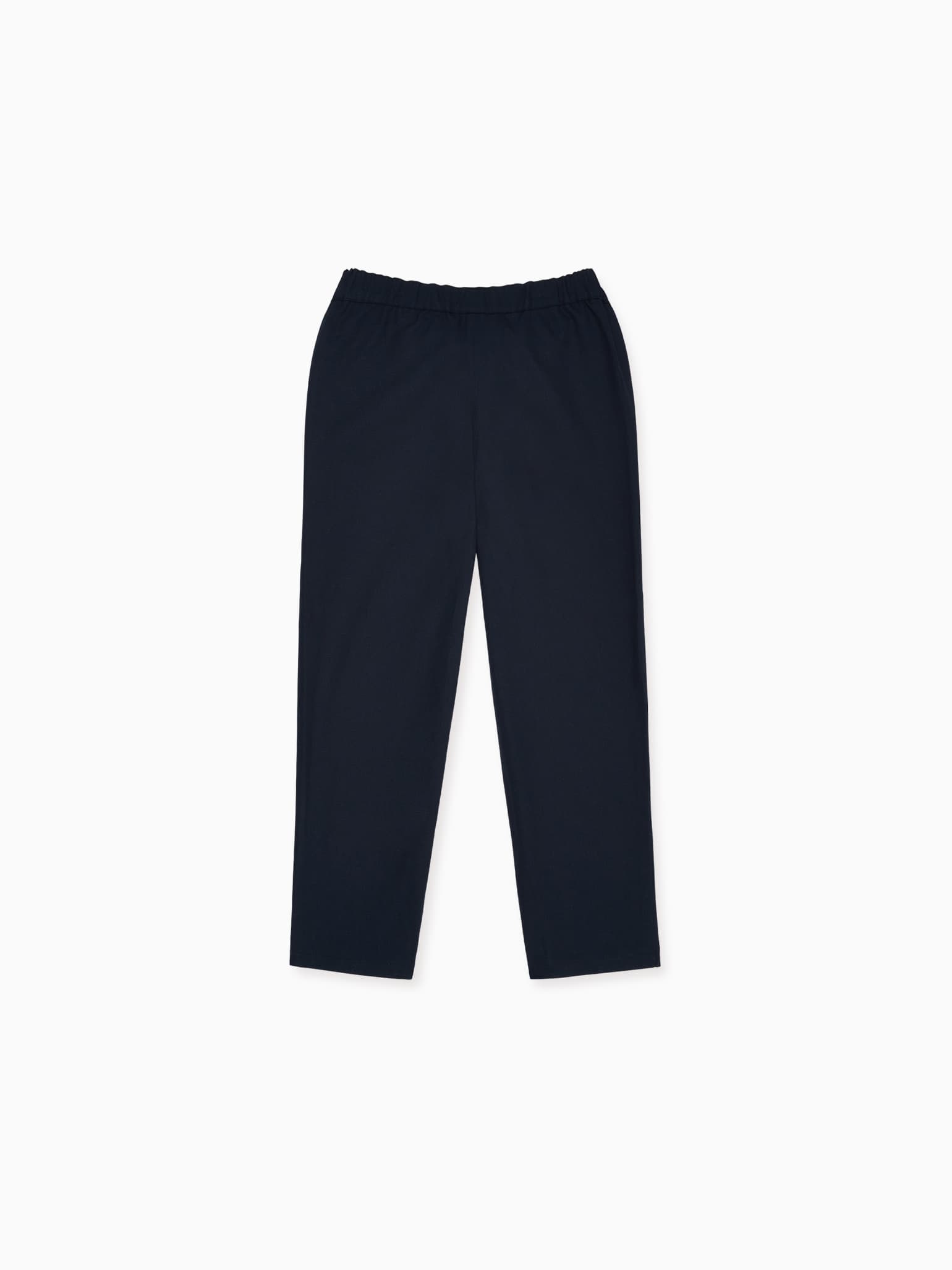 Navy Andreas Boy Cotton Pants