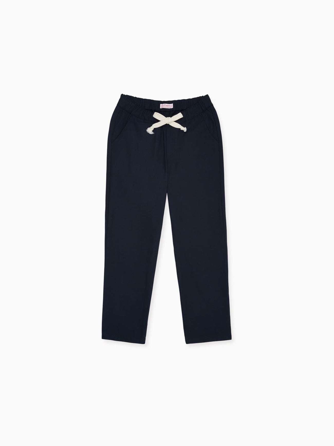 Navy Andreas Boy Cotton Pants