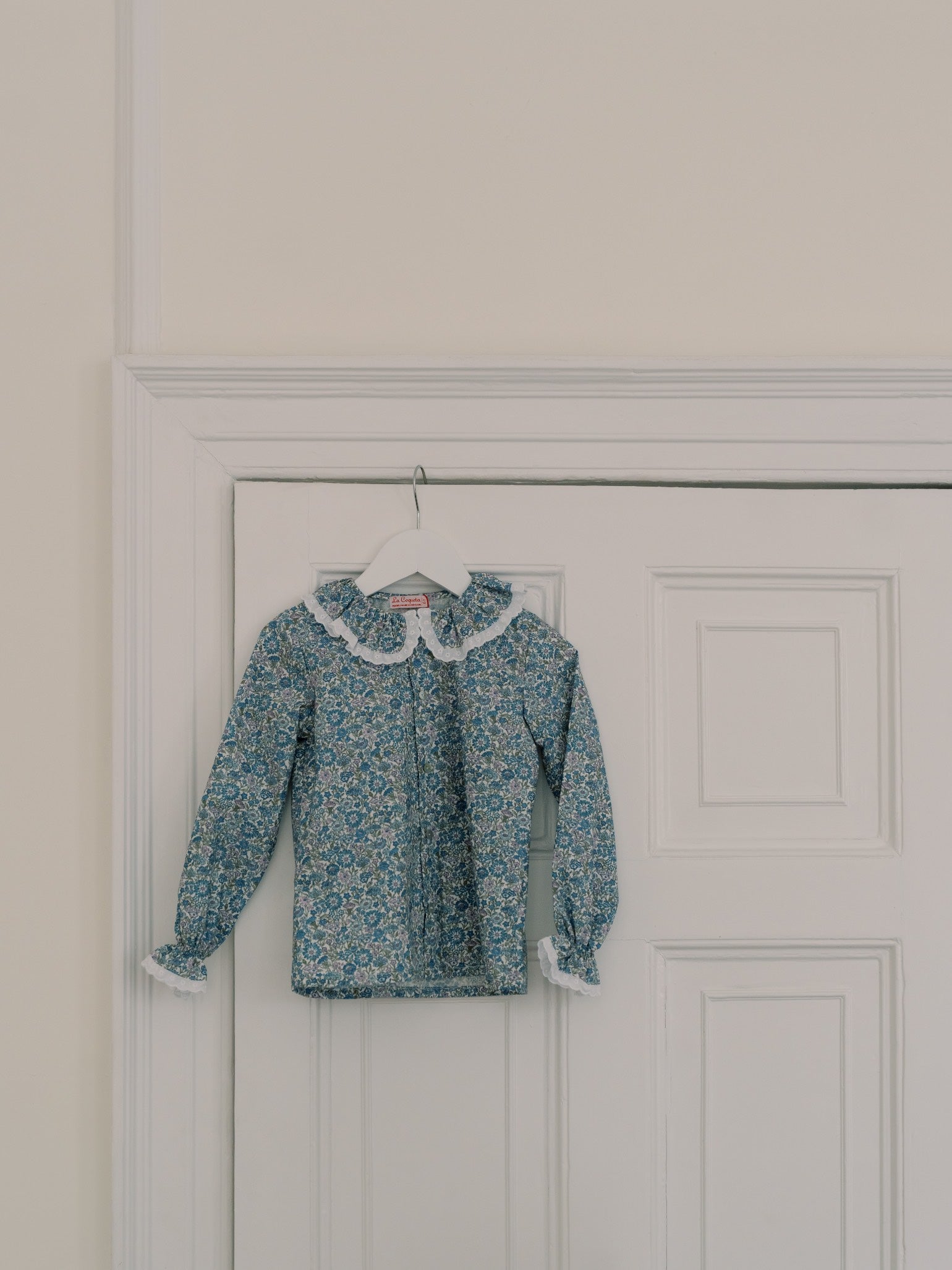 Blue Floral Anita Liberty Girl Shirt