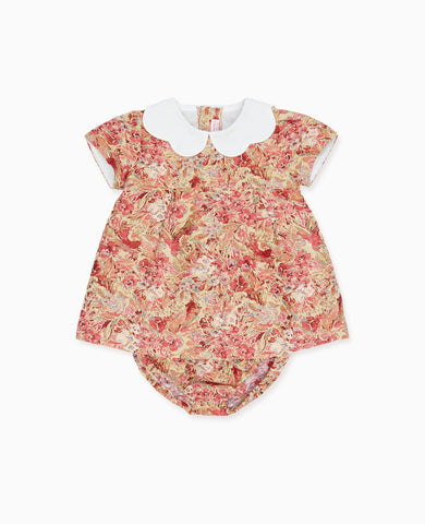 Green Floral Arabella Baby Girl Set