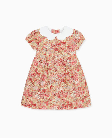 Green Floral Arabella Girl Dress