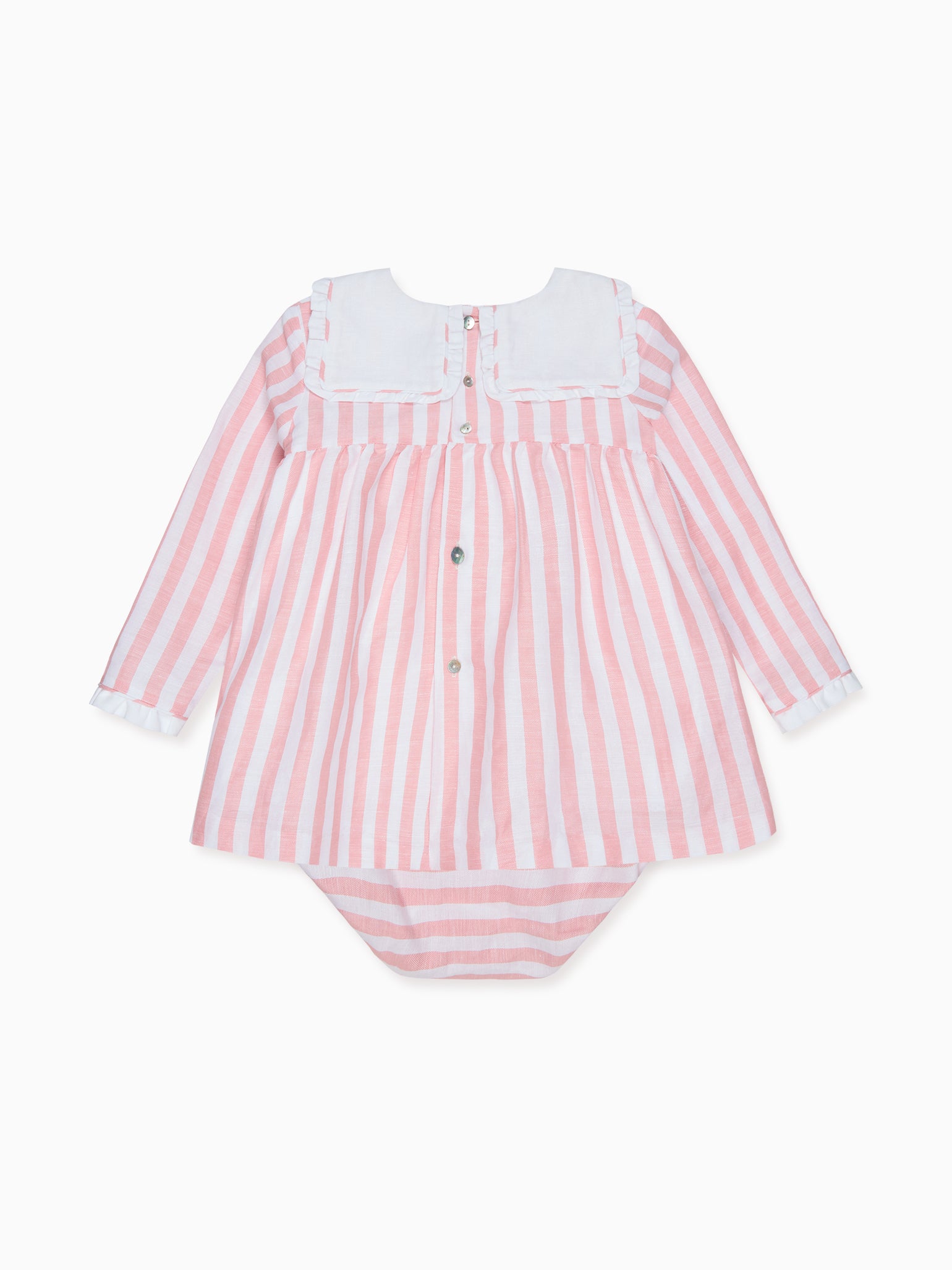 Pink Stripe Aranda Baby Girl Set