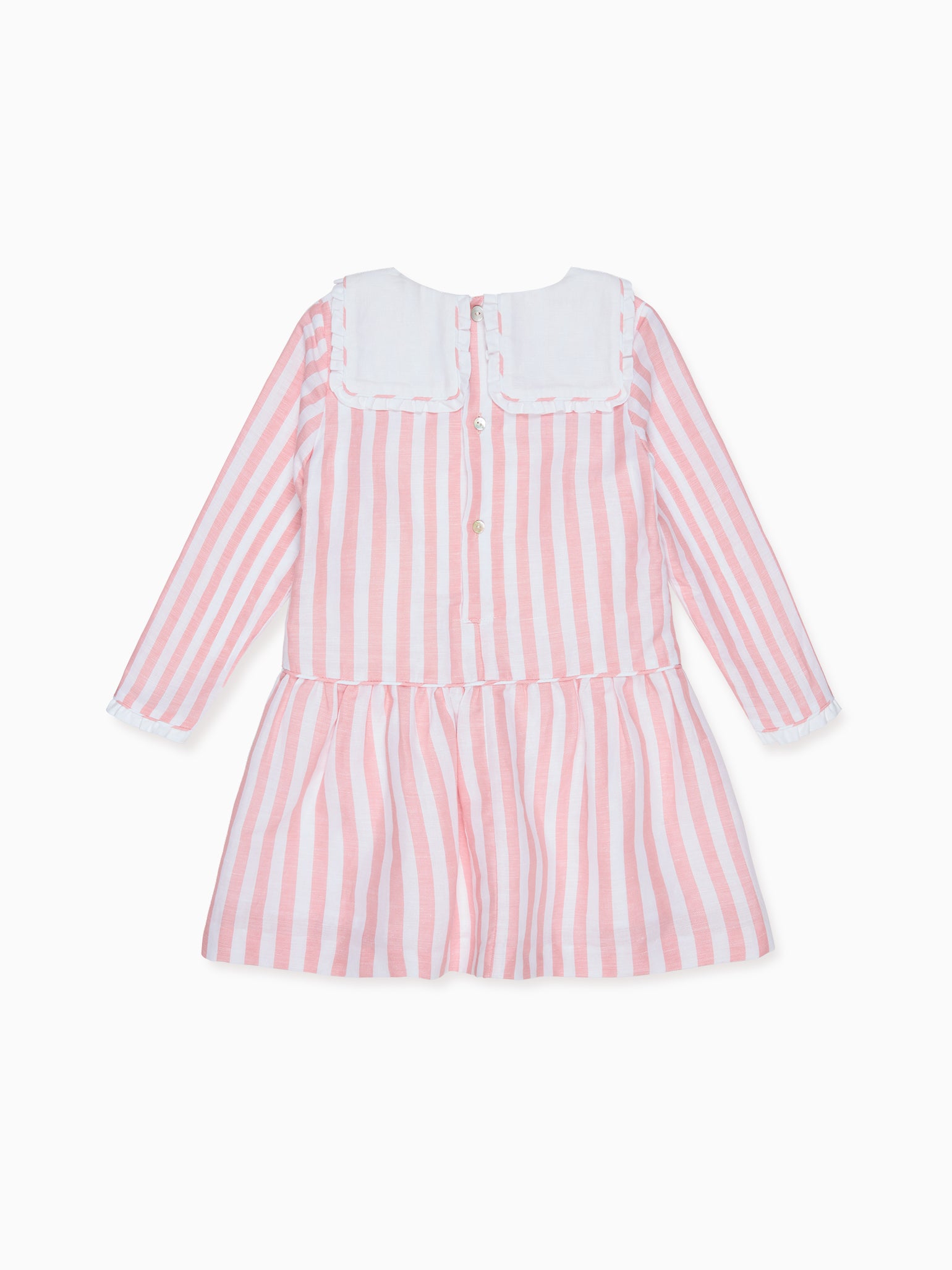 Pink Stripe Aranda Girl Drop Waist Dress