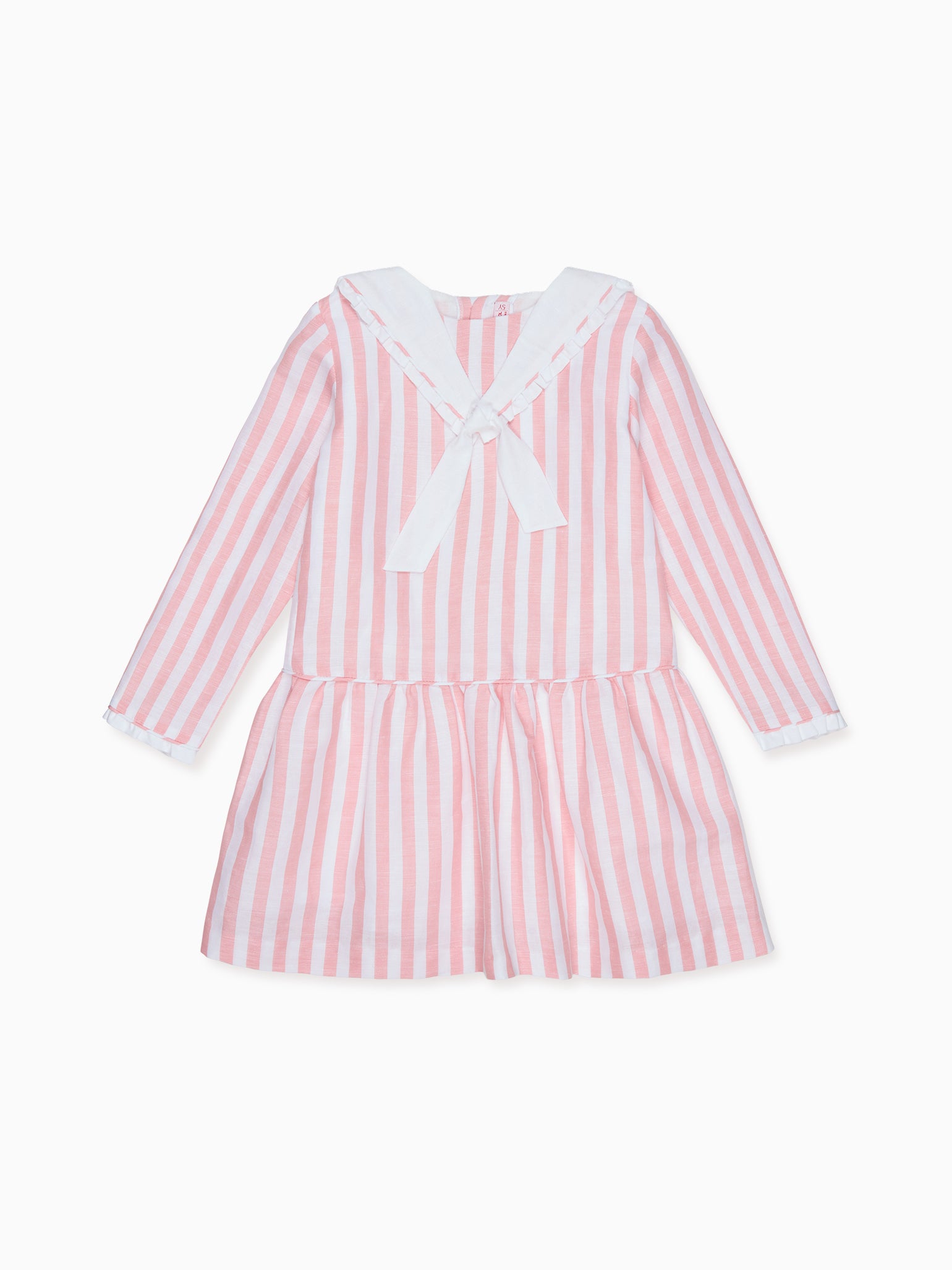 Pink Stripe Aranda Girl Drop Waist Dress